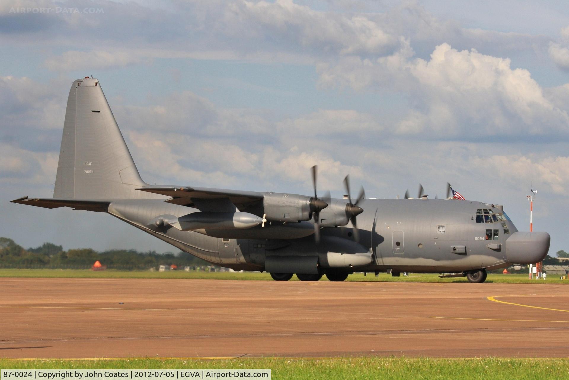 87-0024, 1987 Lockheed MC-130H Combat Talon II C/N 382-5092, Arriving for RIAT