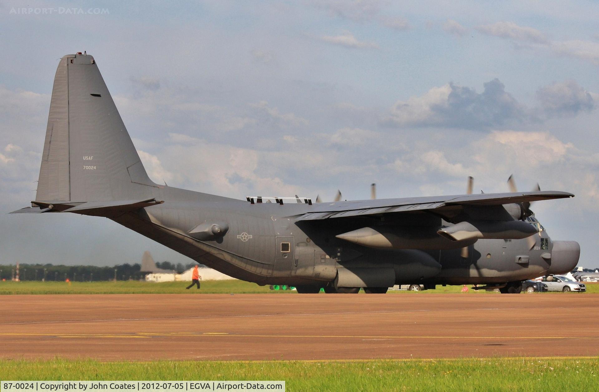 87-0024, 1987 Lockheed MC-130H Combat Talon II C/N 382-5092, Arriving for RIAT
