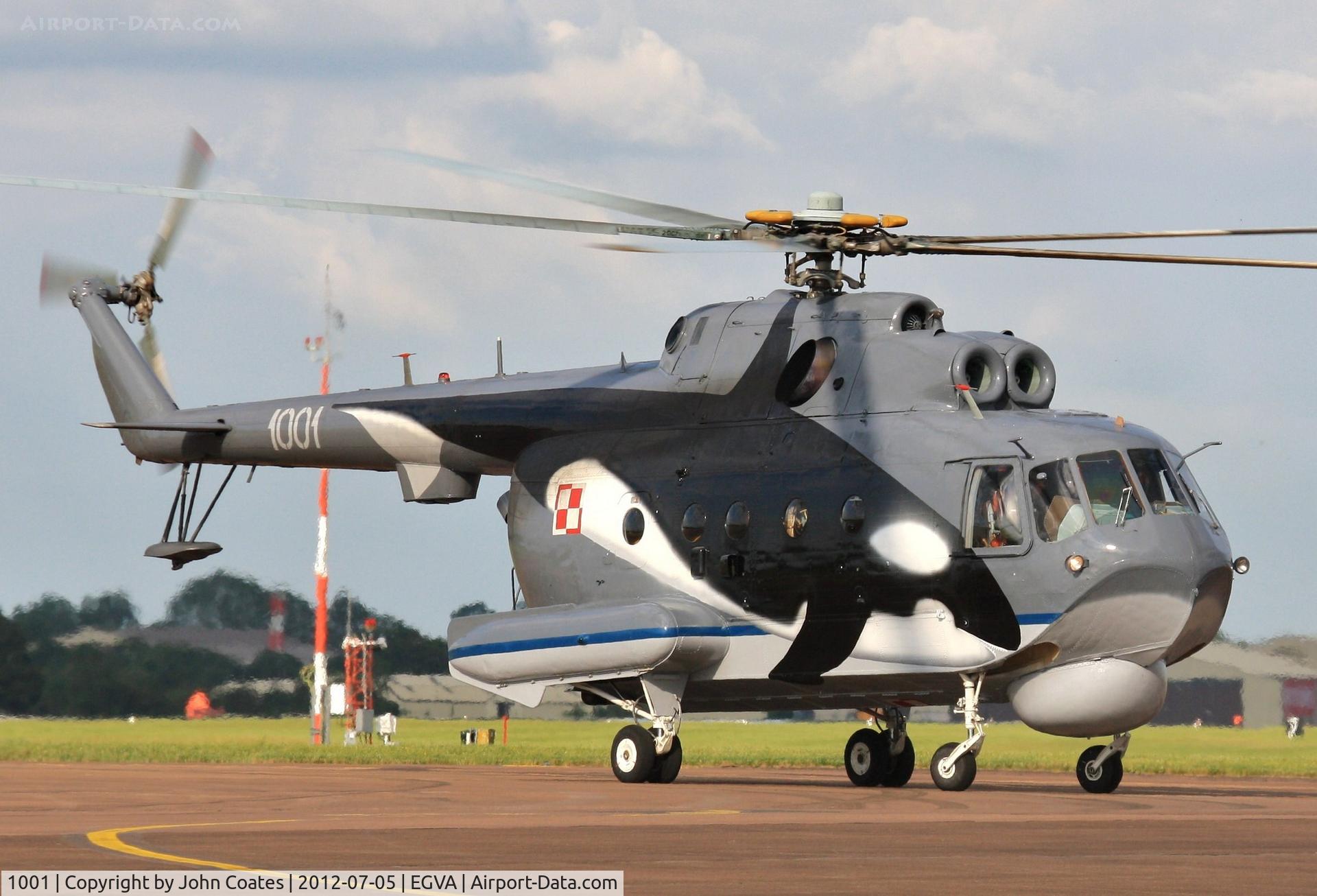 1001, Mil Mi-14PL Haze A C/N A1001, Arriving for RIAT