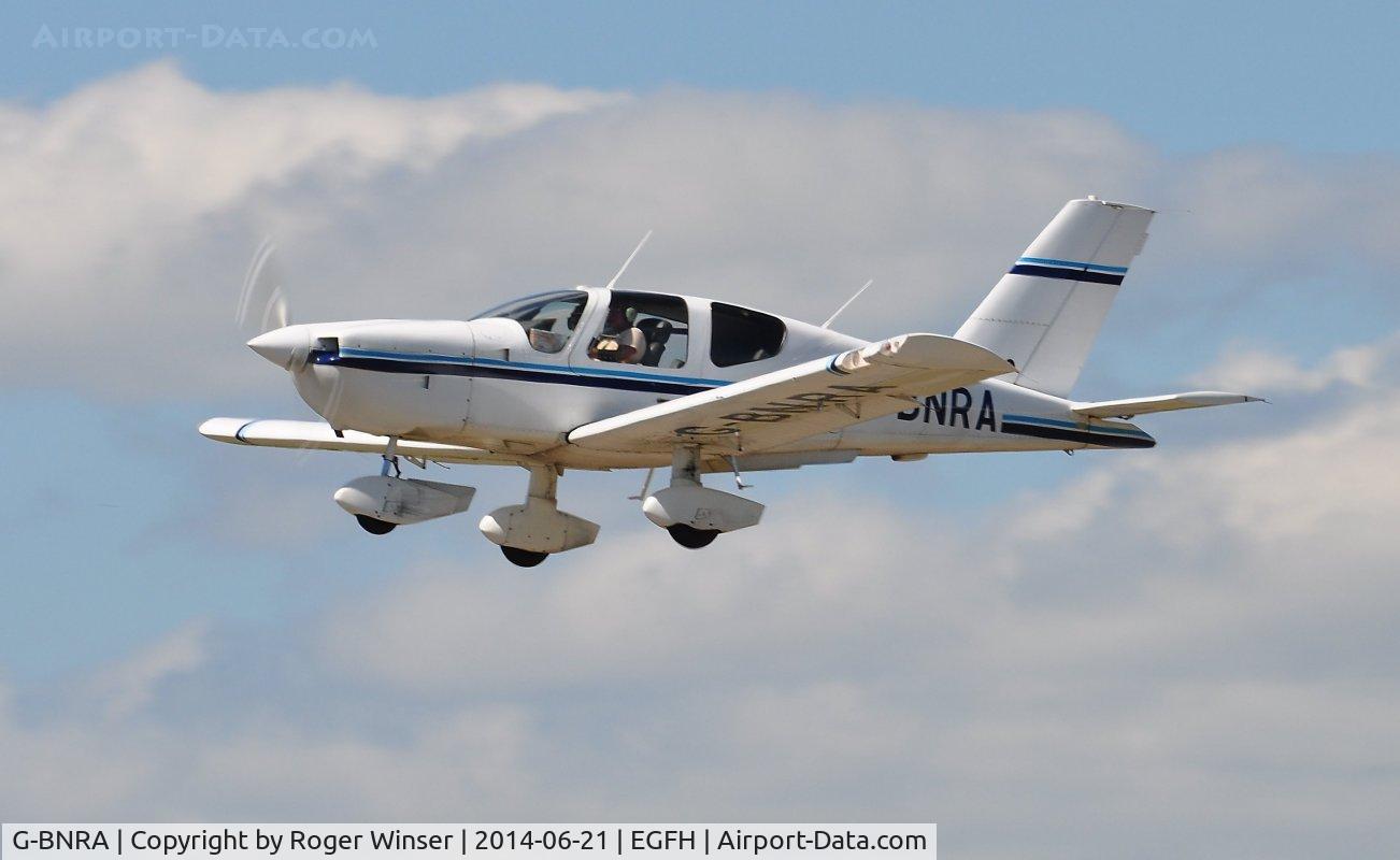 G-BNRA, 1987 Socata TB-10 Tobago C/N 772, Visiting Tobago departing Runway 22.