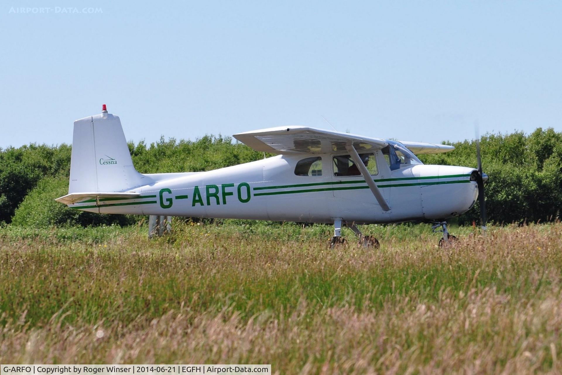 G-ARFO, 1961 Cessna 150A C/N 15059174, Visiting 150. Previously registered N7074X.