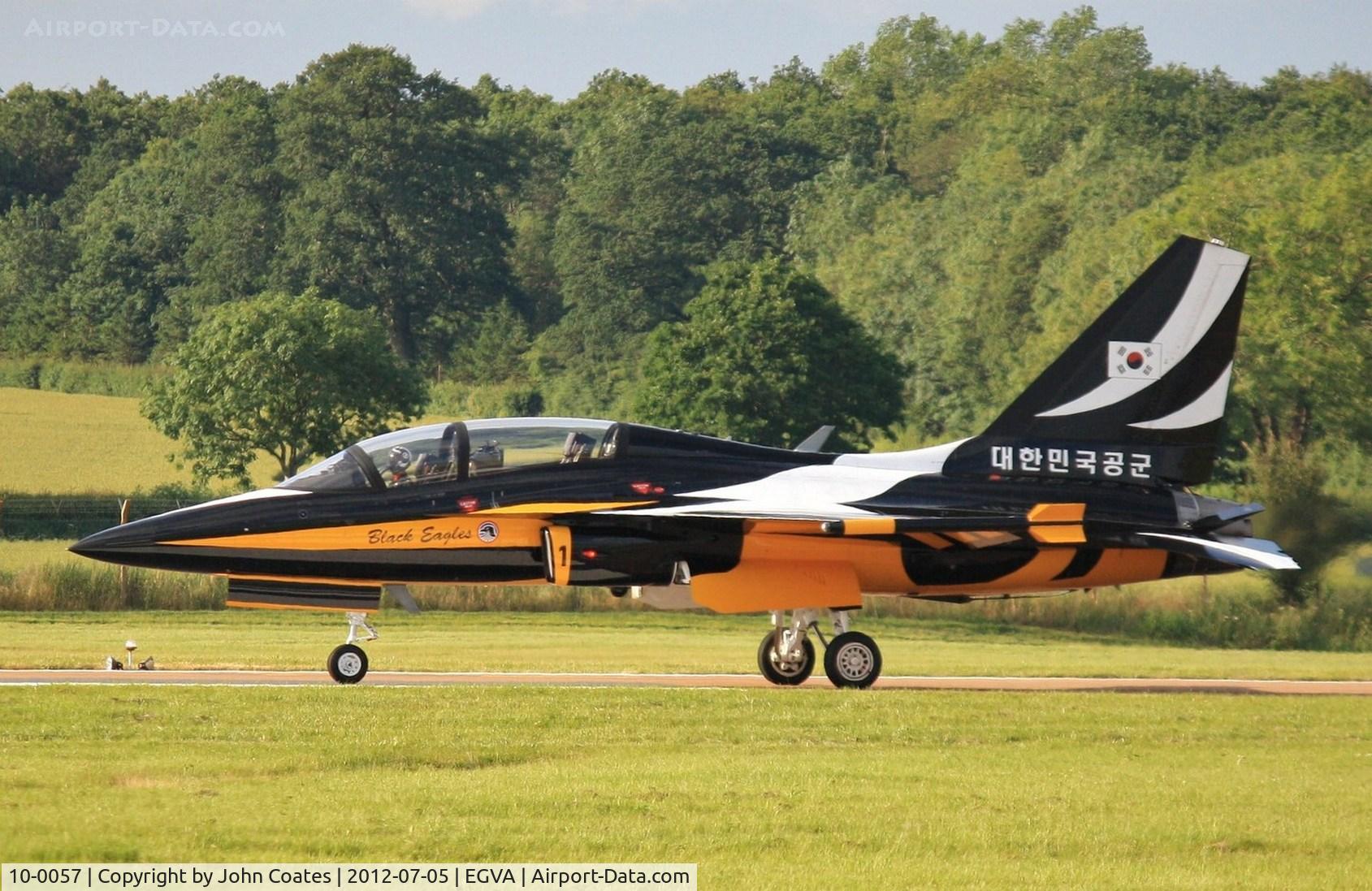 10-0057, 2010 Korean Aerospace Industries T-50B Golden Eagle C/N KA-057, At RIAT