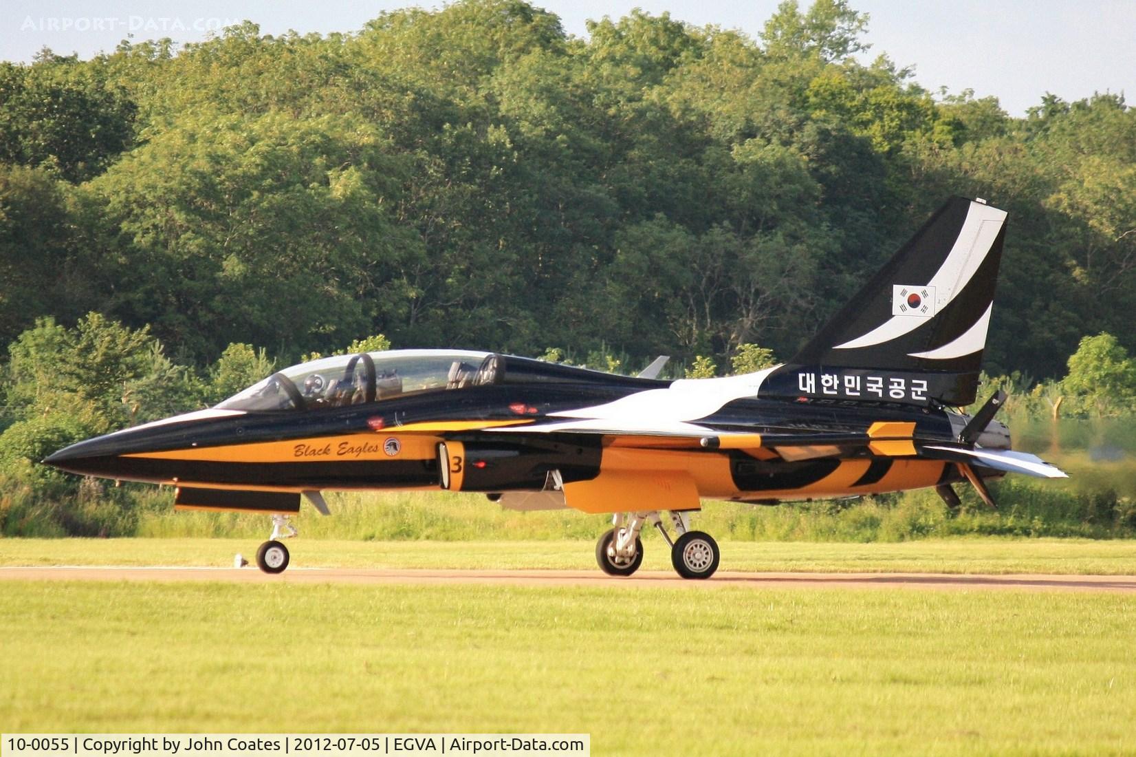 10-0055, 2010 Korean Aerospace Industries T-50B Golden Eagle C/N KA-055, At RIAT