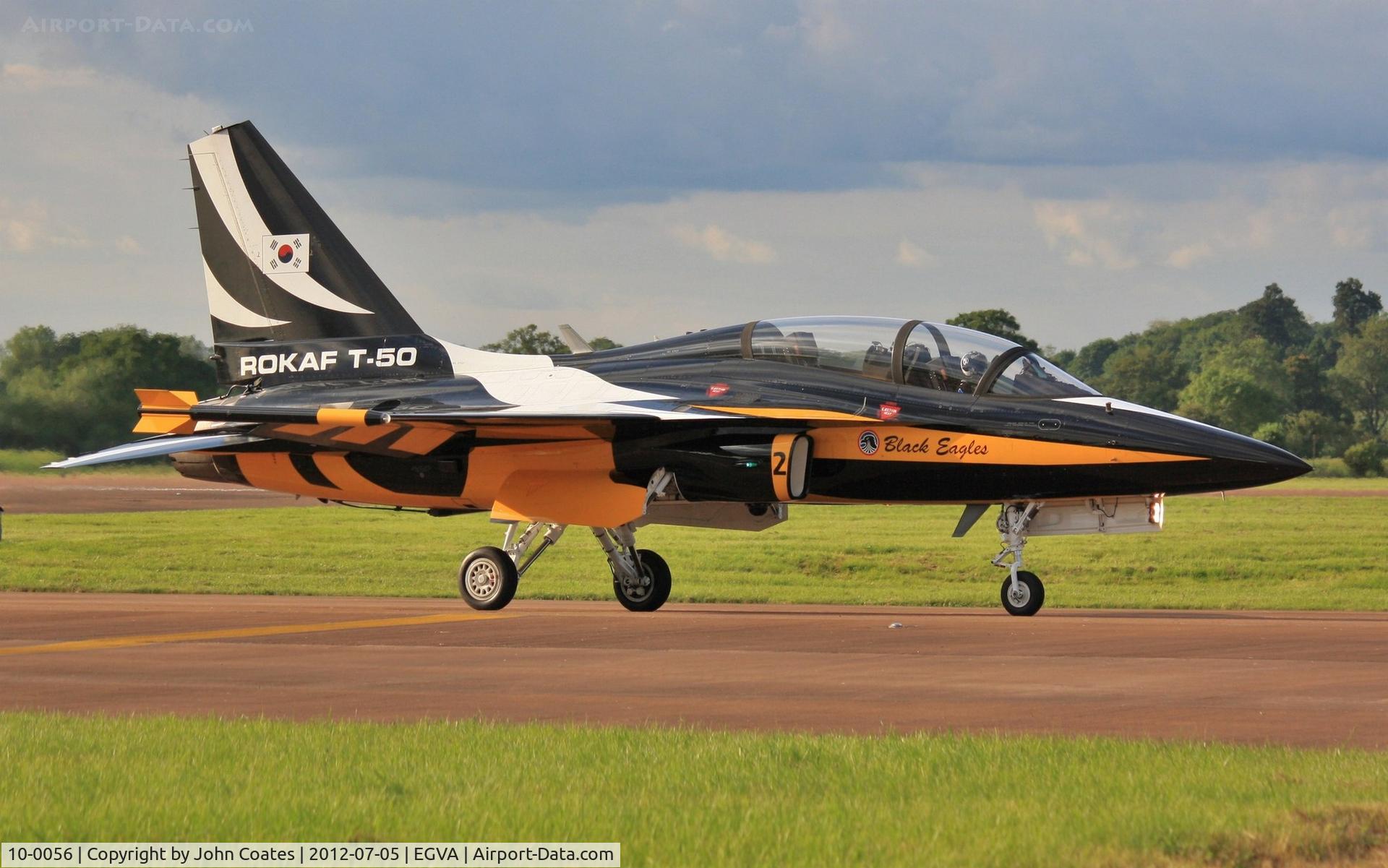 10-0056, 2010 Korean Aerospace Industries T-50B Golden Eagle C/N KA-056, At RIAT