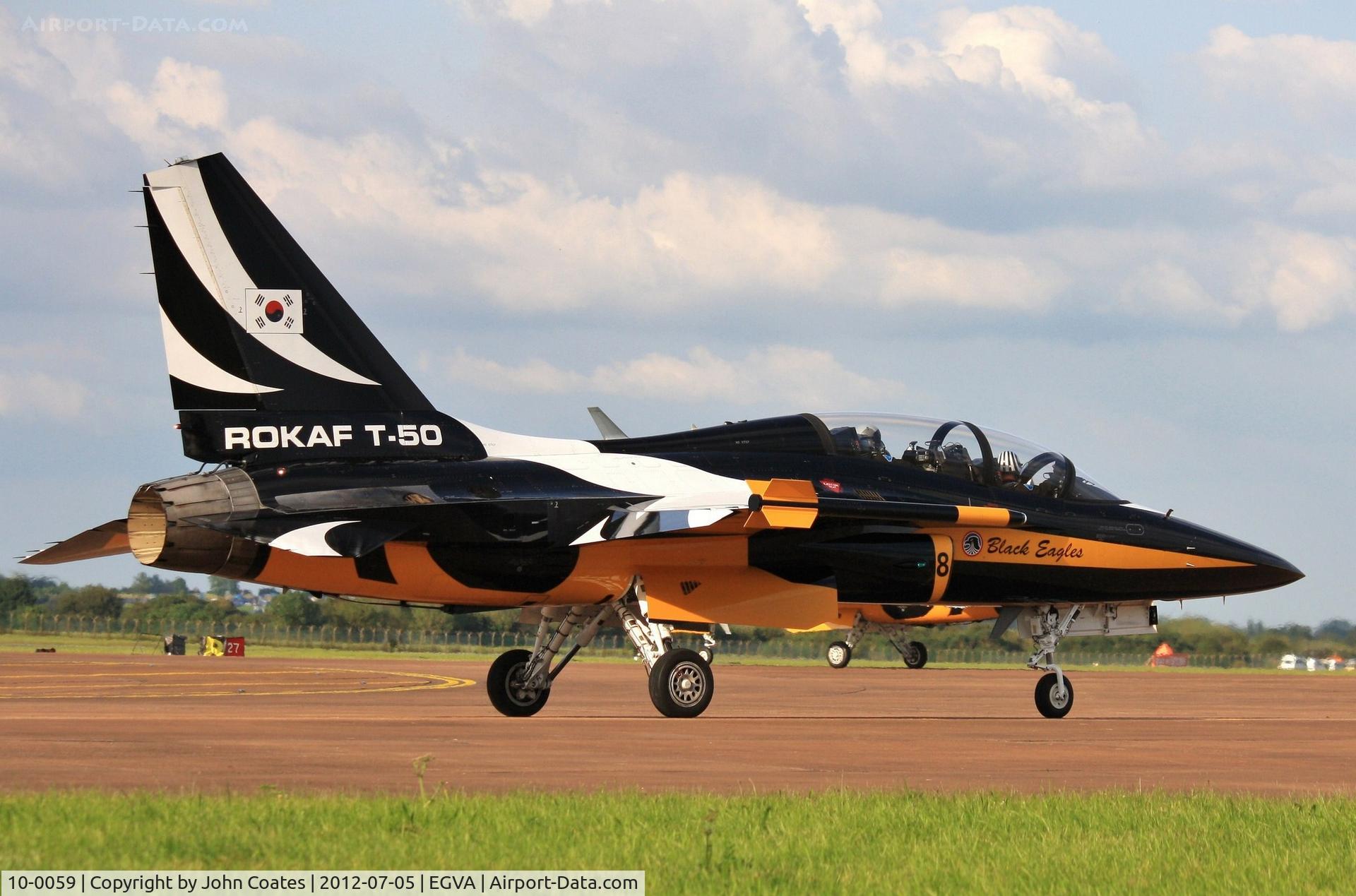 10-0059, 2010 Korean Aerospace Industries T-50B Golden Eagle C/N KA-059, At RIAT