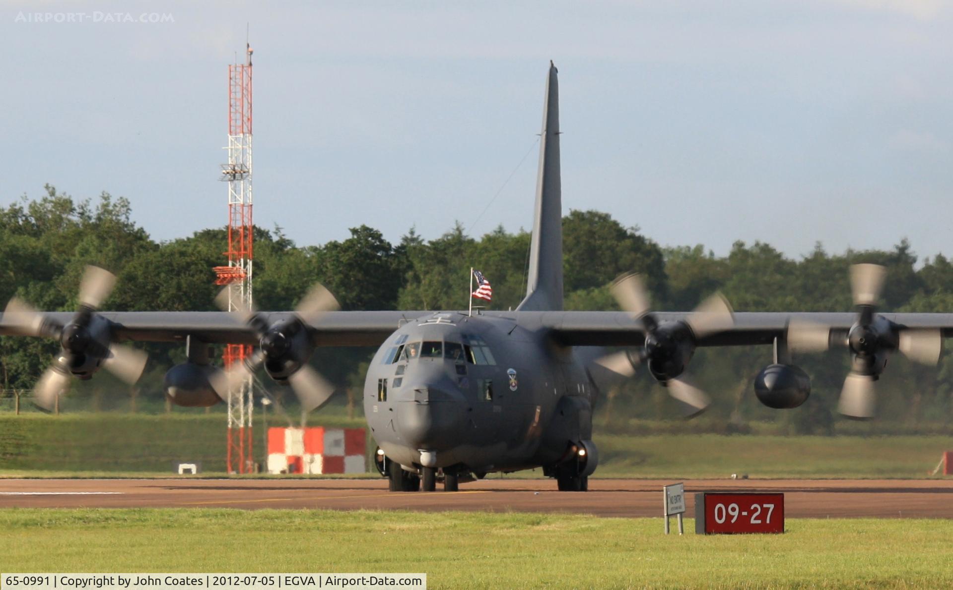 65-0991, 1965 Lockheed MC-130P Combat Shadow C/N 382-4152, Arriving for RIAT
