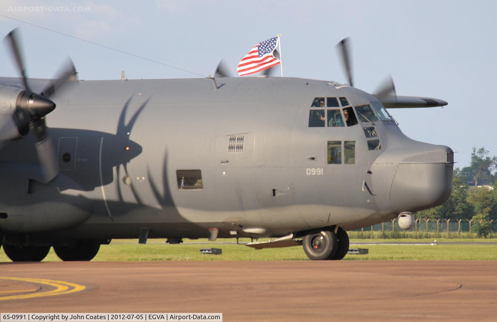 65-0991, 1965 Lockheed MC-130P Combat Shadow C/N 382-4152, Flying the flag for RIAT
