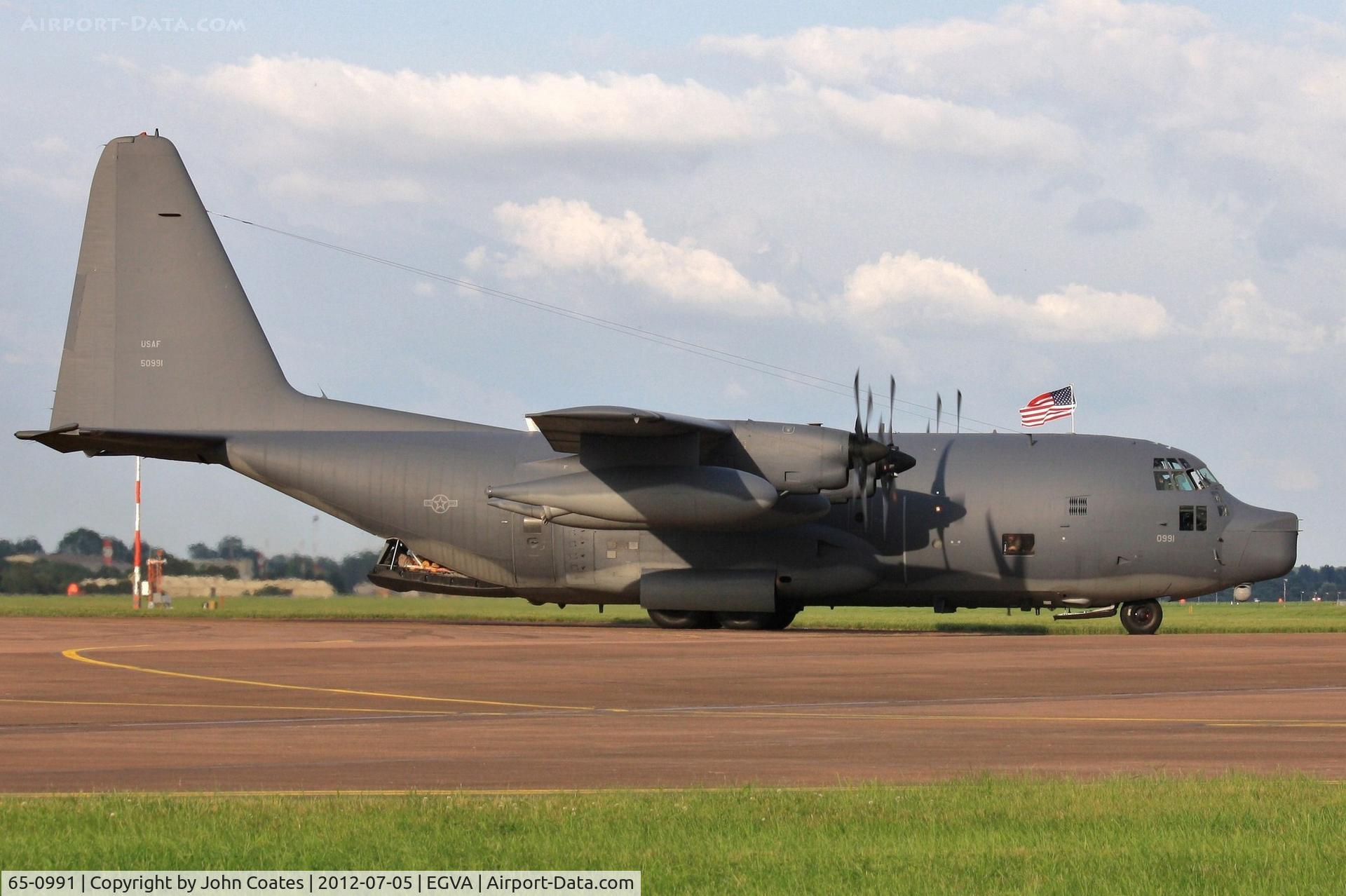 65-0991, 1965 Lockheed MC-130P Combat Shadow C/N 382-4152, Arriving RIAT