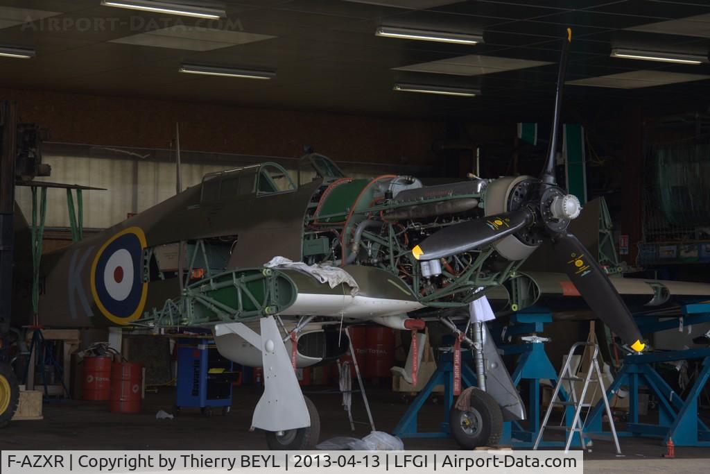 F-AZXR, Hawker Hurricane IIA C/N Not found ZK-TPK, Re-assembly by Aero Restauration Service