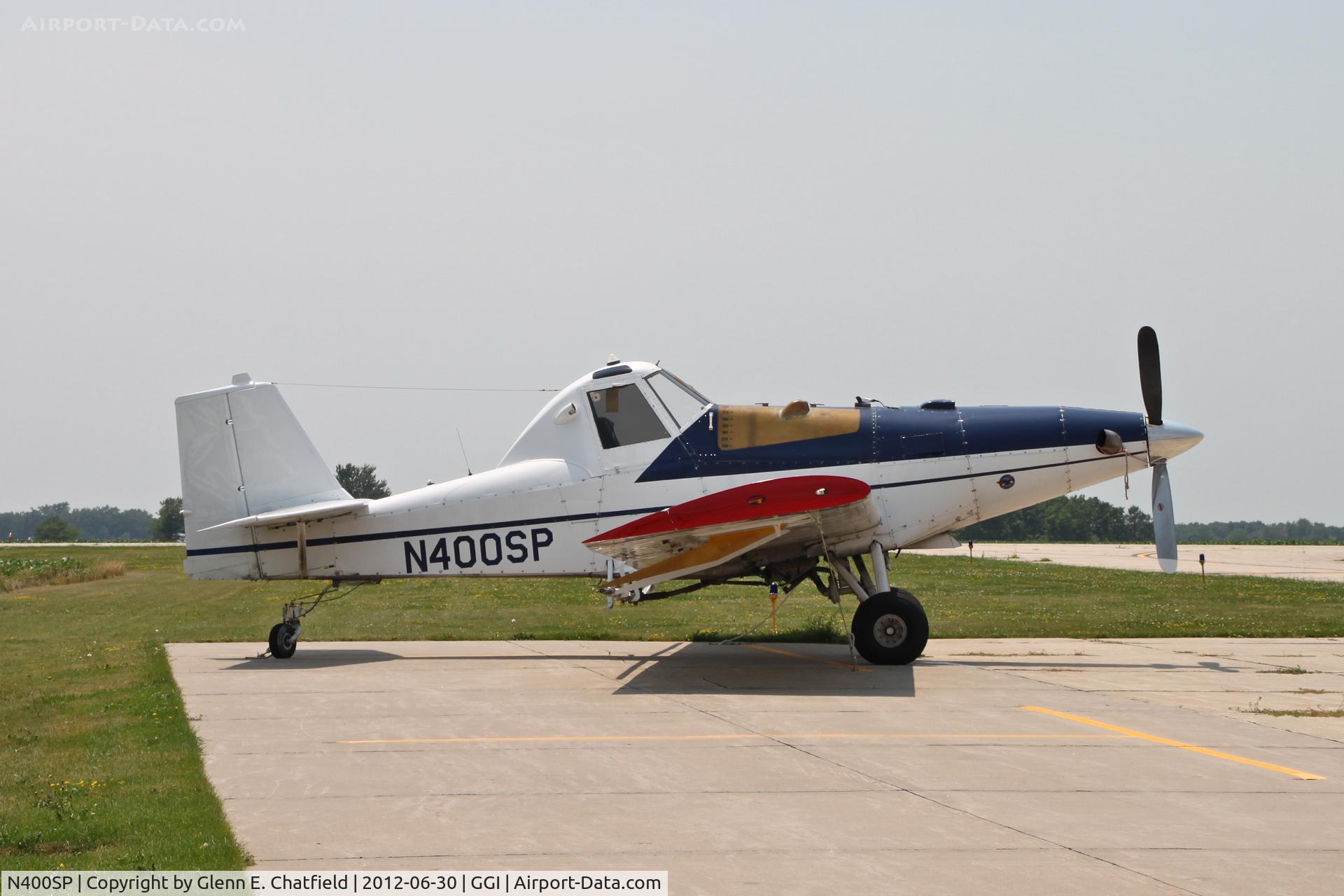N400SP, Ayres S2R-600 Thrush C/N Unknown, Aircraft was built with a P&W R-1340, and has been converted with a PT6, either -34AG or -15AG, and modified with a weatherly tail
