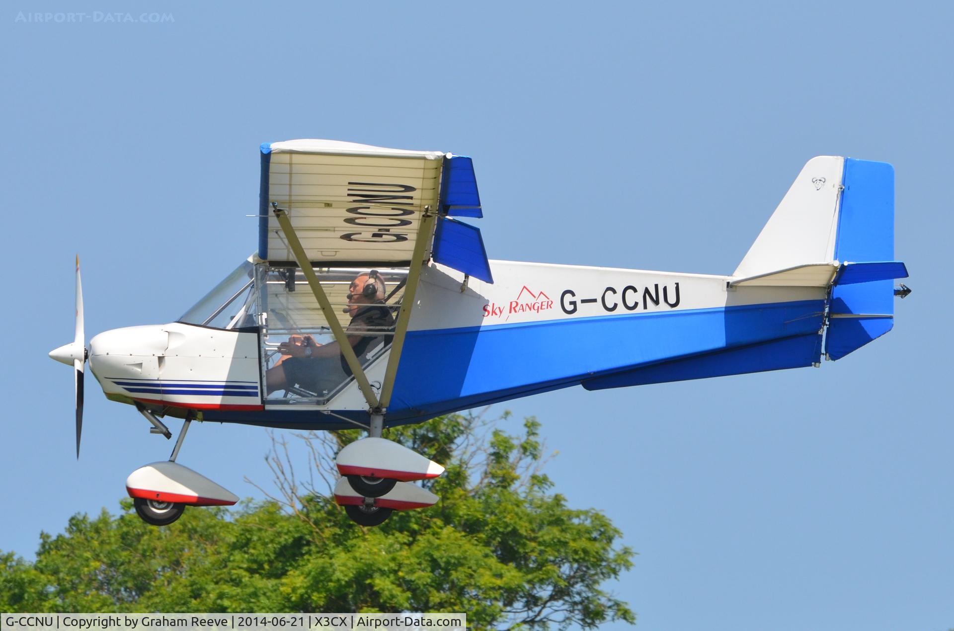 G-CCNU, 2004 Best Off SkyRanger J2.2(2) C/N BMAA/HB/297, Crabfield 2014.