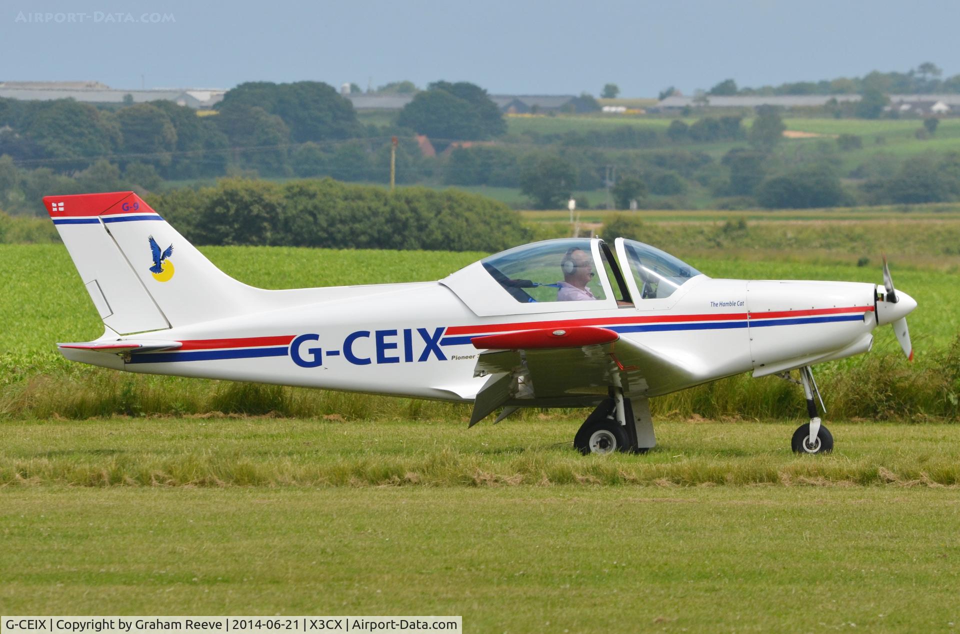 G-CEIX, 2007 Alpi Aviation Pioneer 300 C/N PFA 330-14656, Crabfield 2014.