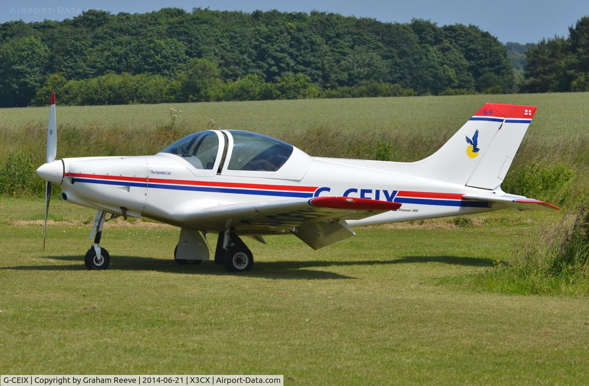 G-CEIX, 2007 Alpi Aviation Pioneer 300 C/N PFA 330-14656, Crabfield 2014.