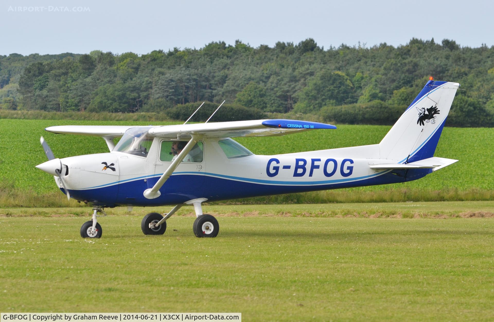 G-BFOG, 1974 Cessna 150M C/N 150-76223, Crabfield 2014.