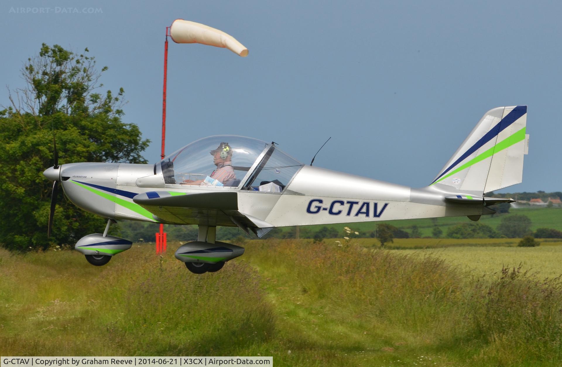 G-CTAV, 2004 Cosmik EV-97 TeamEurostar UK C/N 2129, Crabfield 2014.