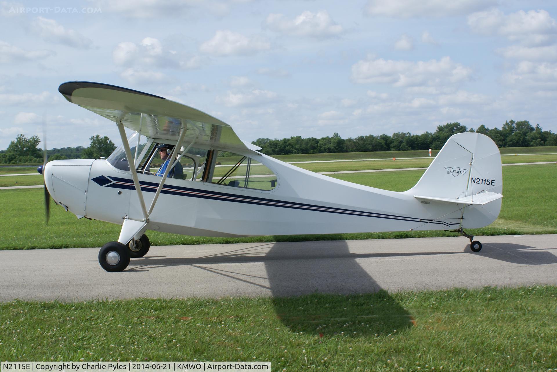 N2115E, 1946 Aeronca 7AC Champion C/N 7AC-5686, At the 2014 National Aeronca Convention