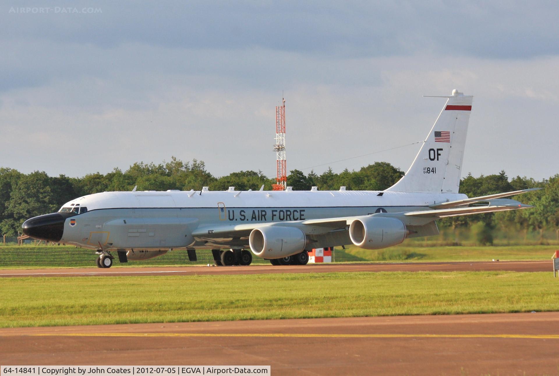 64-14841, 1964 Boeing RC-135V Rivet Joint C/N 18781, Arriving for RIAT