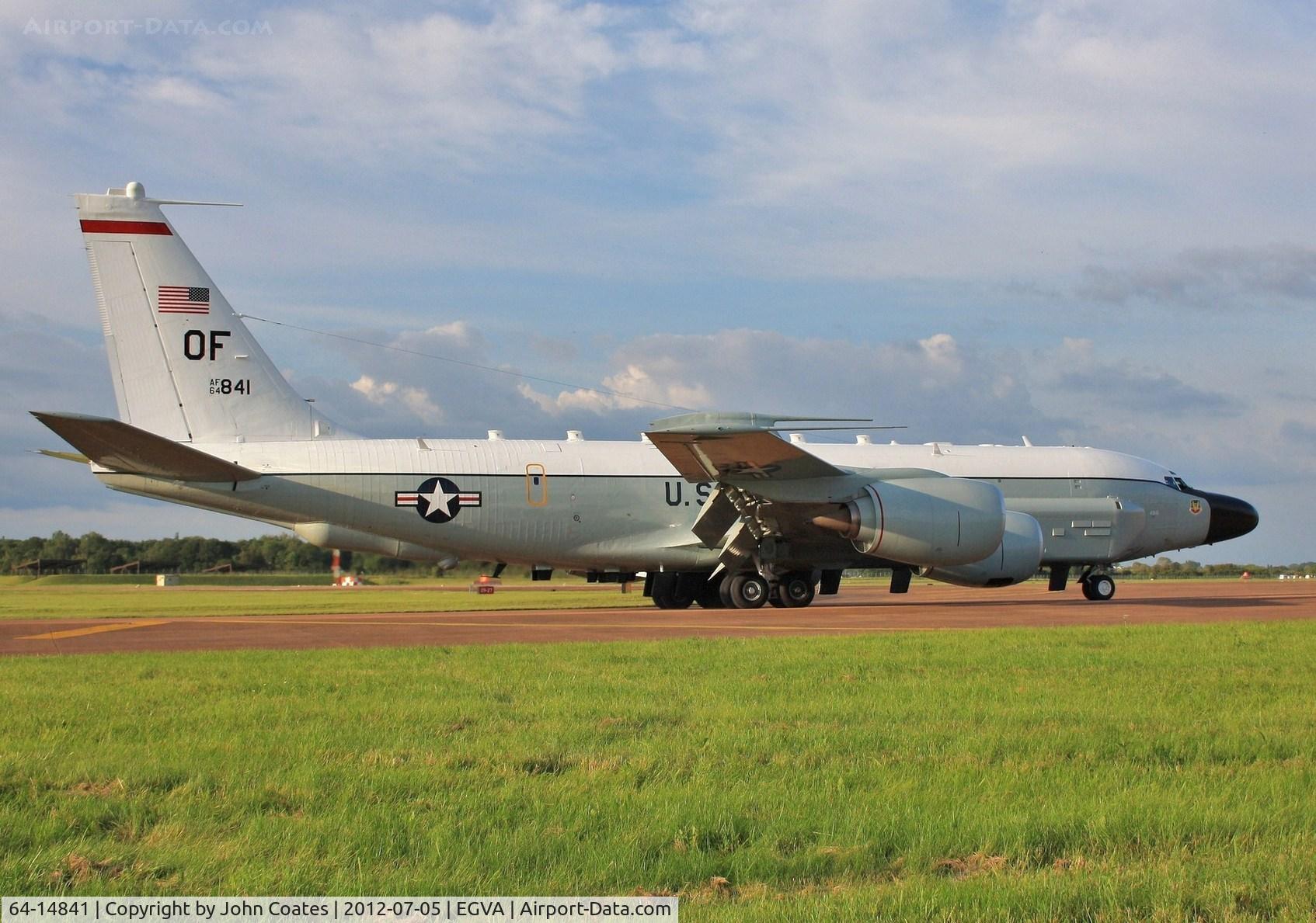 64-14841, 1964 Boeing RC-135V Rivet Joint C/N 18781, Arriving RIAT