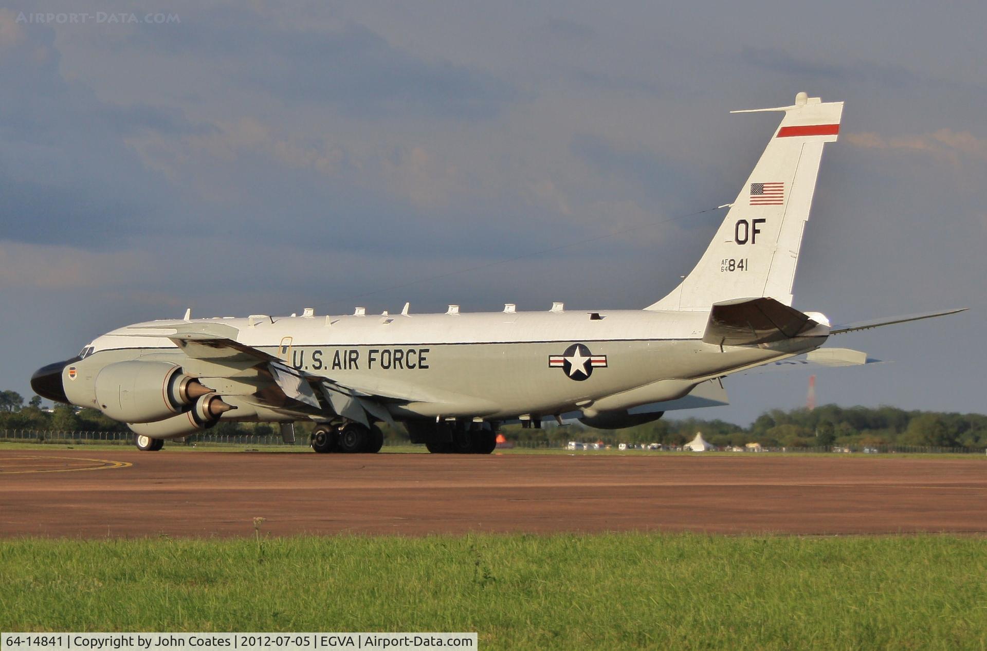 64-14841, 1964 Boeing RC-135V Rivet Joint C/N 18781, Arriving RIAT
