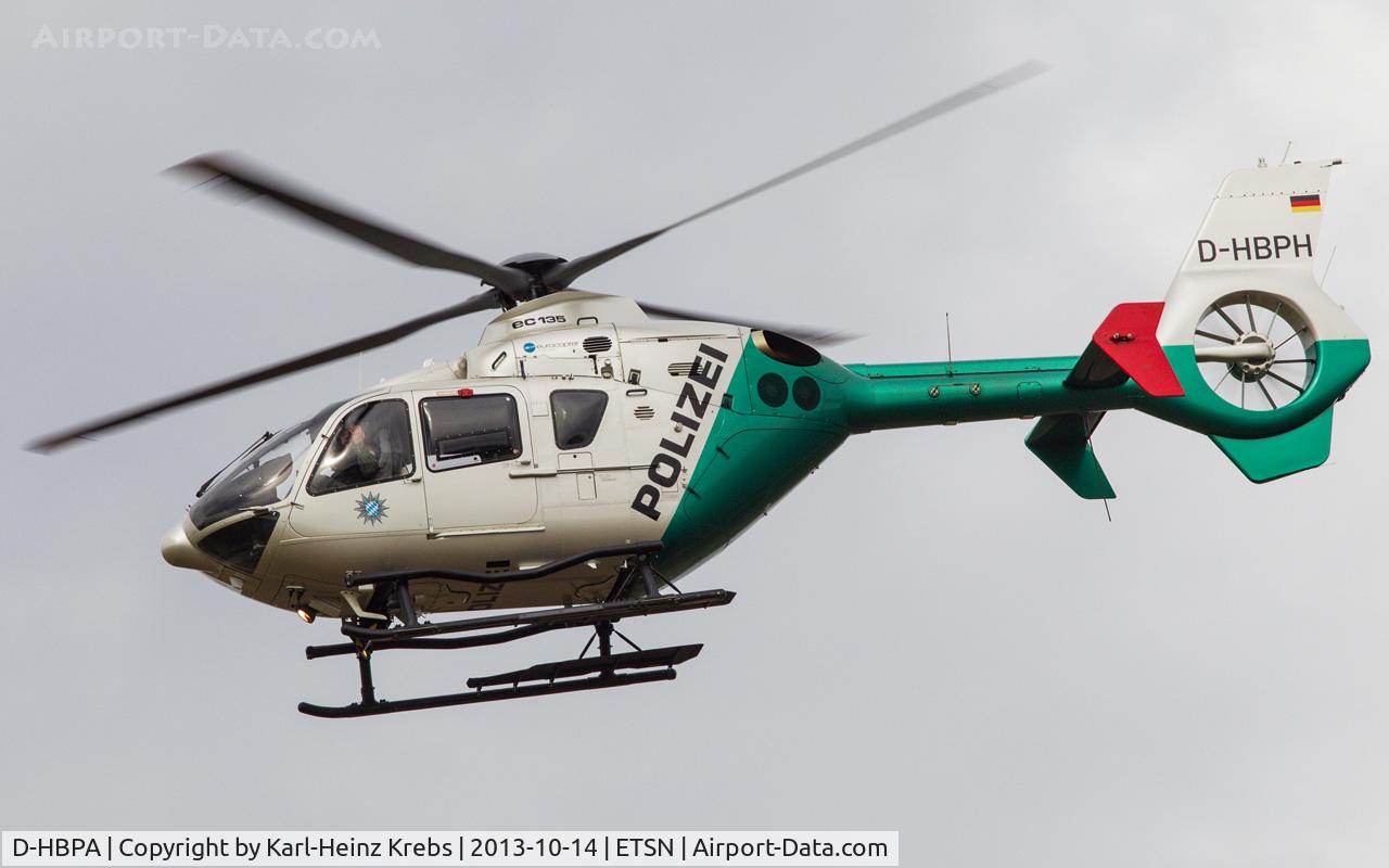 D-HBPA, Eurocopter EC-135P-2+ C/N 7080, German Police