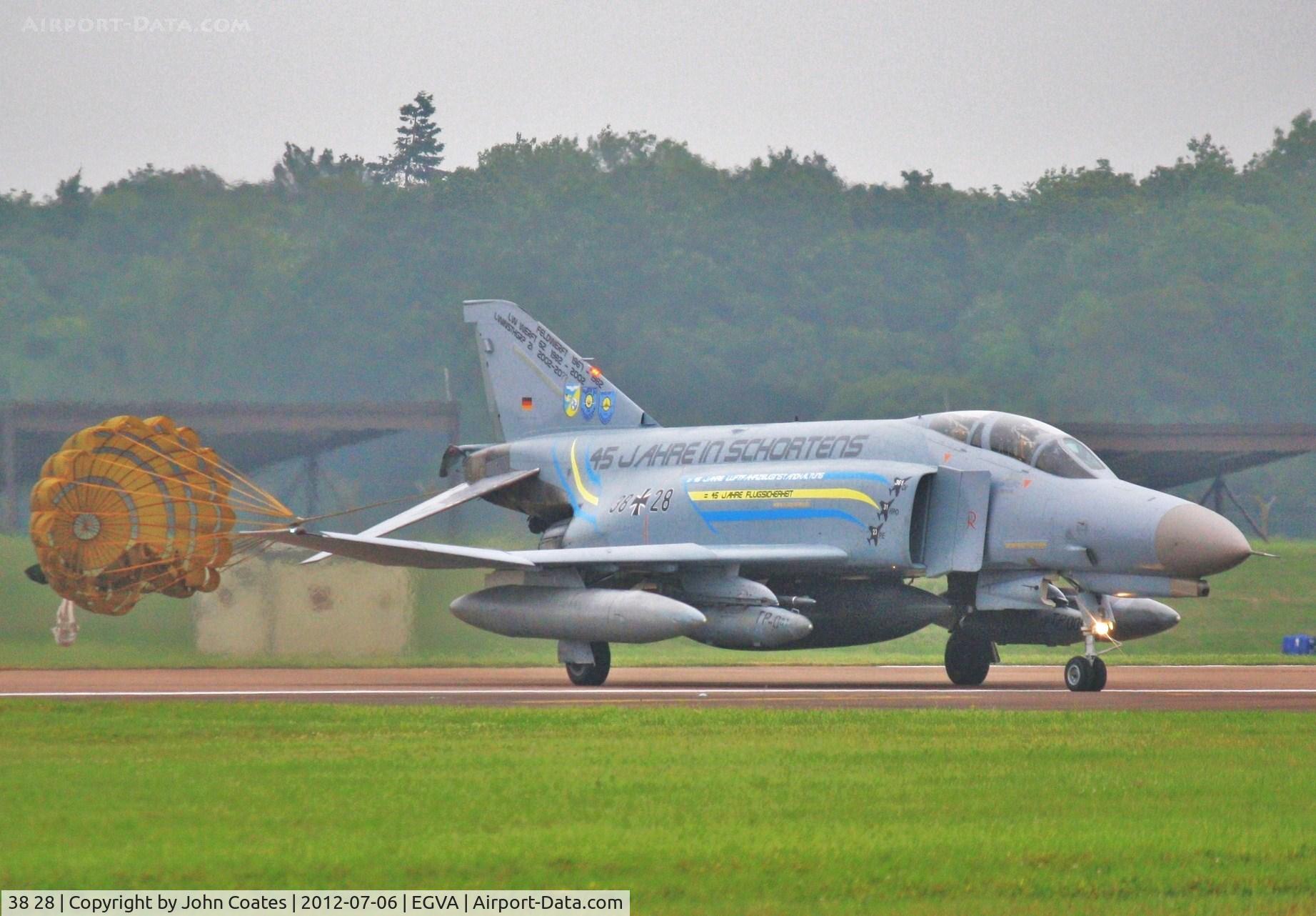 38 28, 1972 McDonnell Douglas F-4F Phantom II C/N 4689, Arriving RIAT