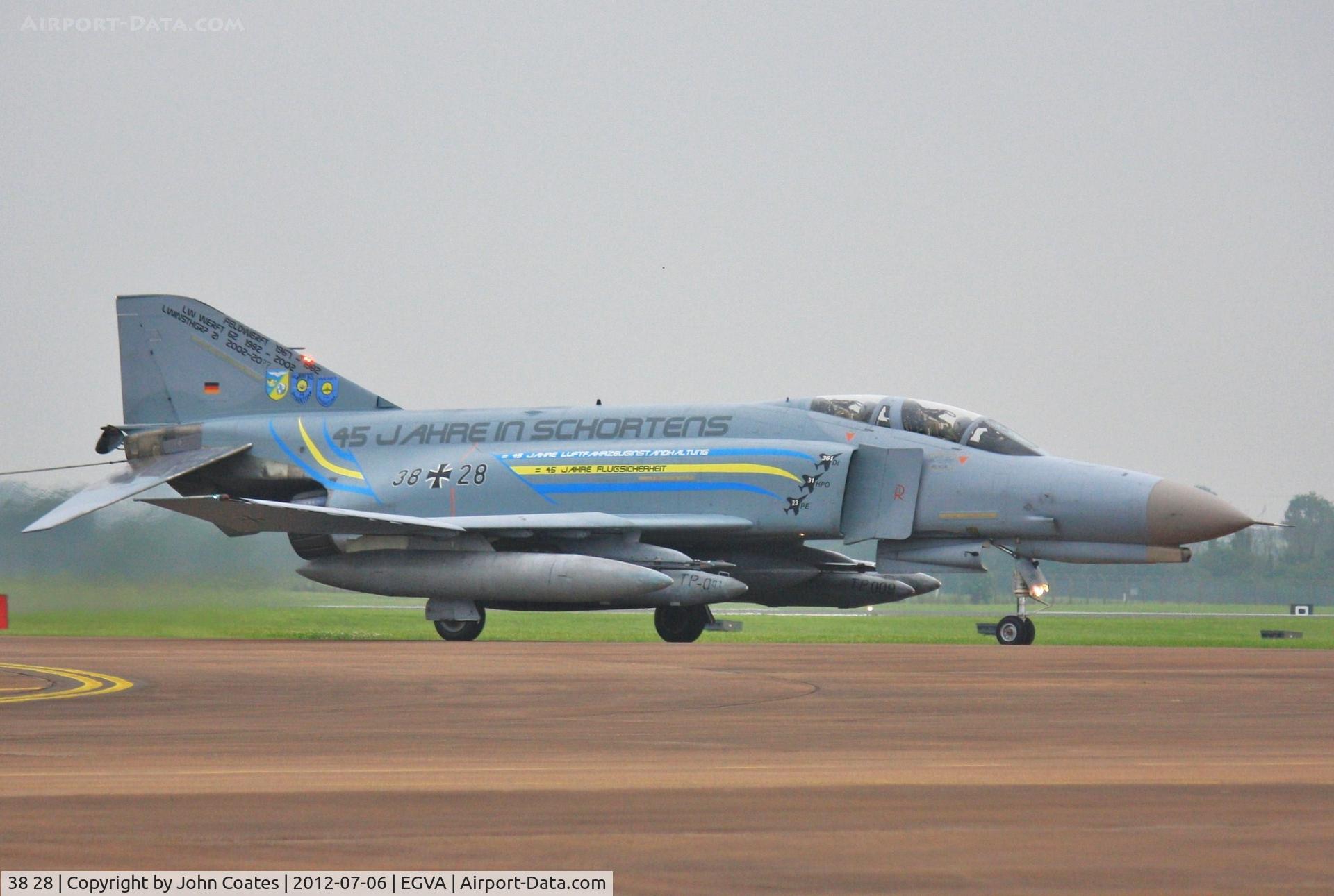 38 28, 1972 McDonnell Douglas F-4F Phantom II C/N 4689, Arriving RIAT