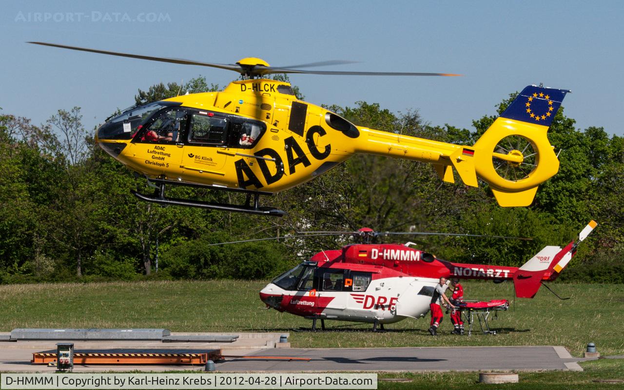 D-HMMM, Eurocopter-Kawasaki BK-117B-2 C/N 7228, BG Unfallklinik Ludwigshafen/Rhein