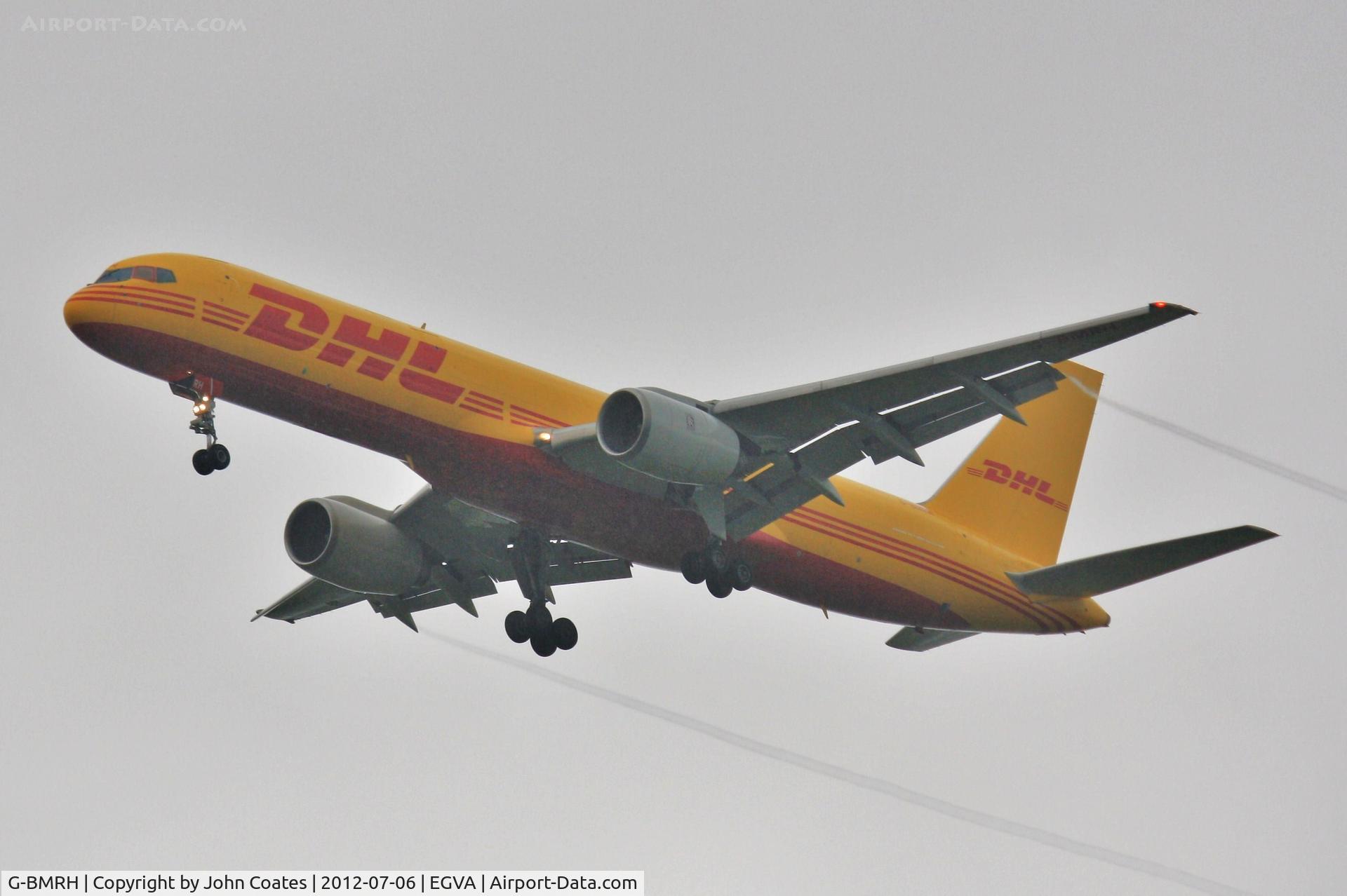 G-BMRH, 1988 Boeing 757-236/SF C/N 24266, Wet RIAT arrival