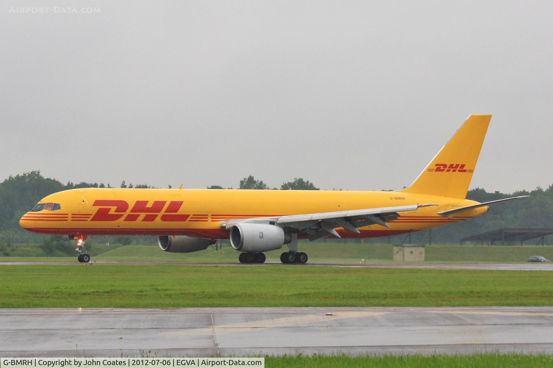 G-BMRH, 1988 Boeing 757-236/SF C/N 24266, Wet arrival