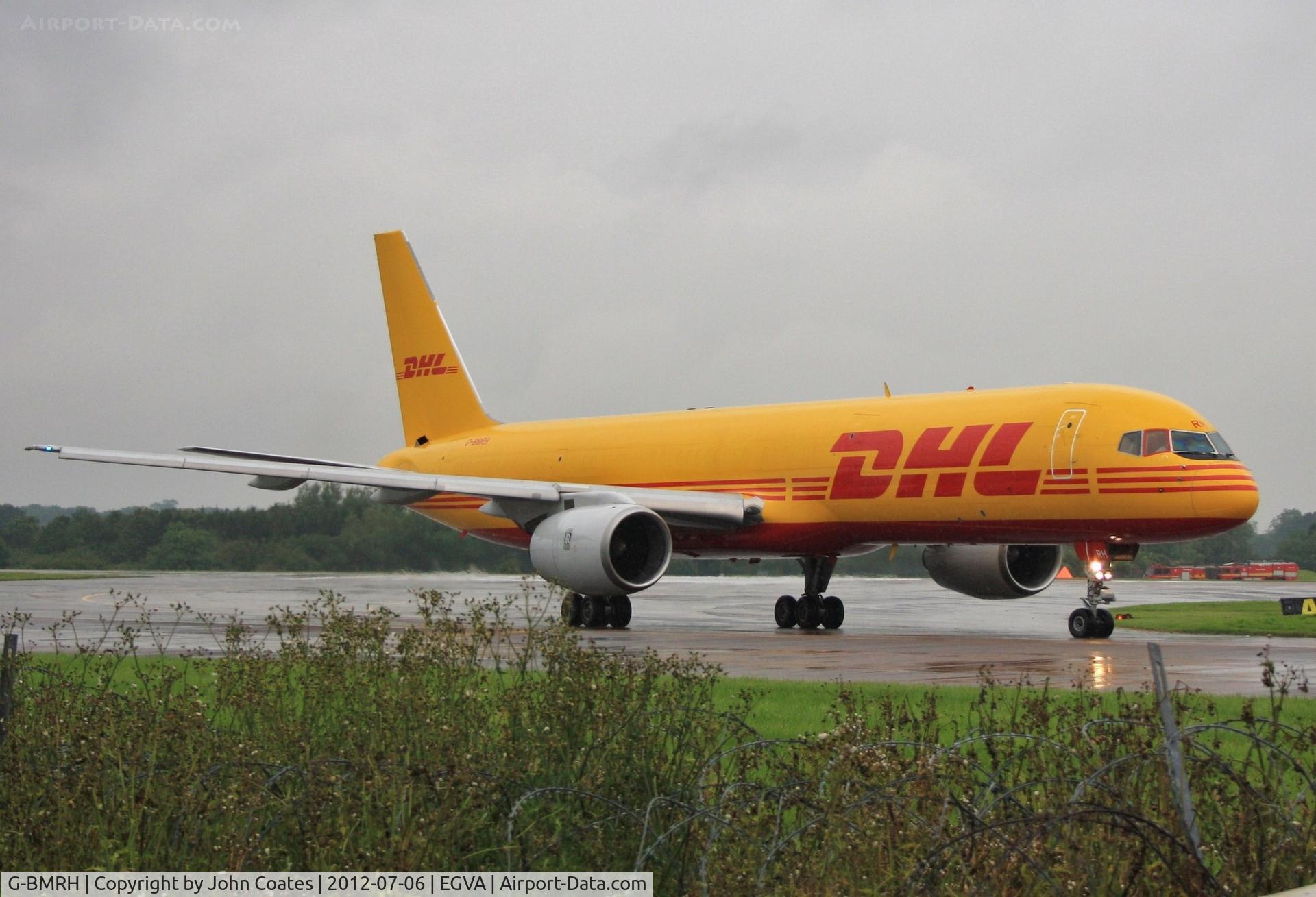 G-BMRH, 1988 Boeing 757-236/SF C/N 24266, Wet RIAT arrival