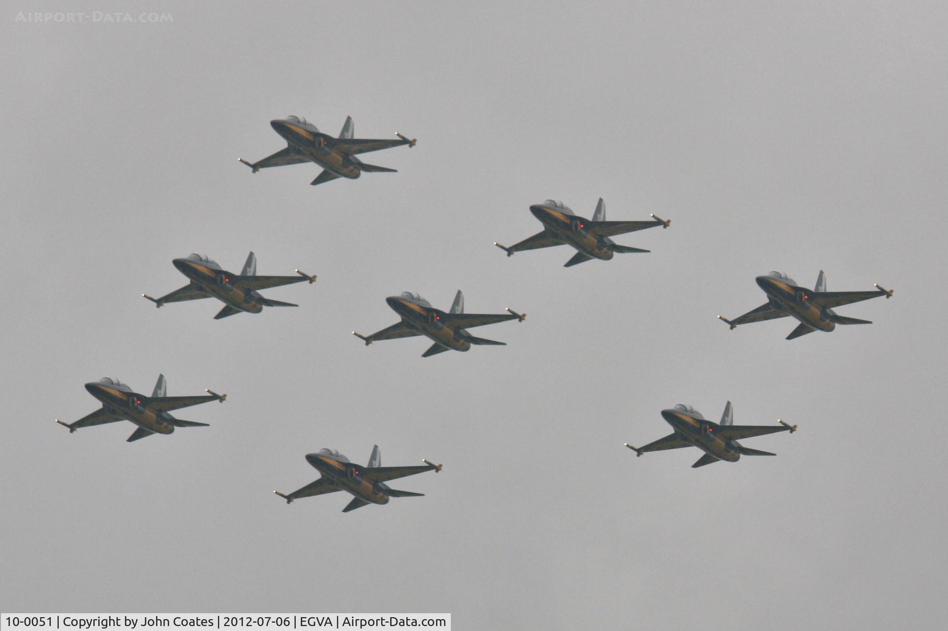 10-0051, 2010 Korean Aerospace Industries T-50B Golden Eagle C/N KA-051, Very wet practice for RIAT