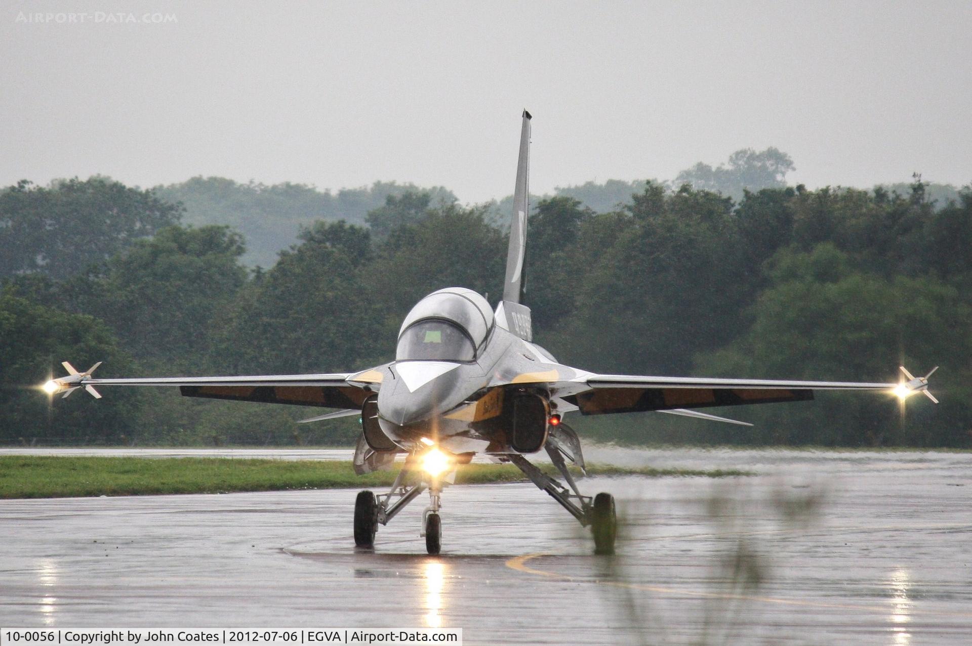 10-0056, 2010 Korean Aerospace Industries T-50B Golden Eagle C/N KA-056, Wet practice for RIAT