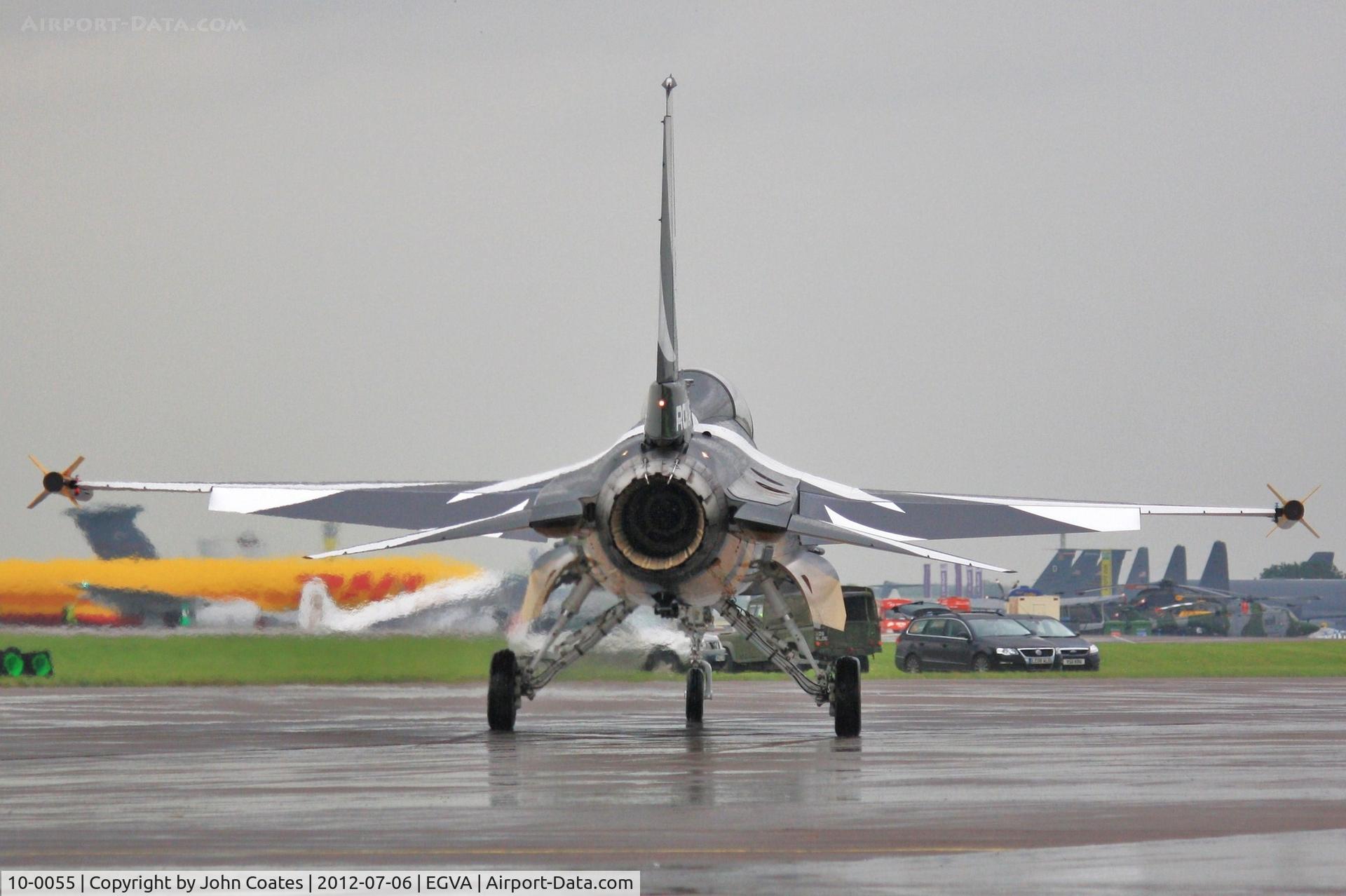 10-0055, 2010 Korean Aerospace Industries T-50B Golden Eagle C/N KA-055, Wet RIAT practice