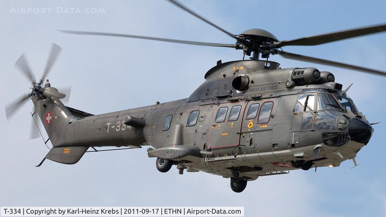 T-334, 2001 Eurocopter AS-532UL Cougar C/N 2534/MIS019, Swiss Air Force