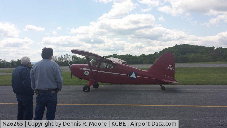 N26265, 1940 Stinson 10 C/N 7552, Short visit to the Cumberland Soaring Group