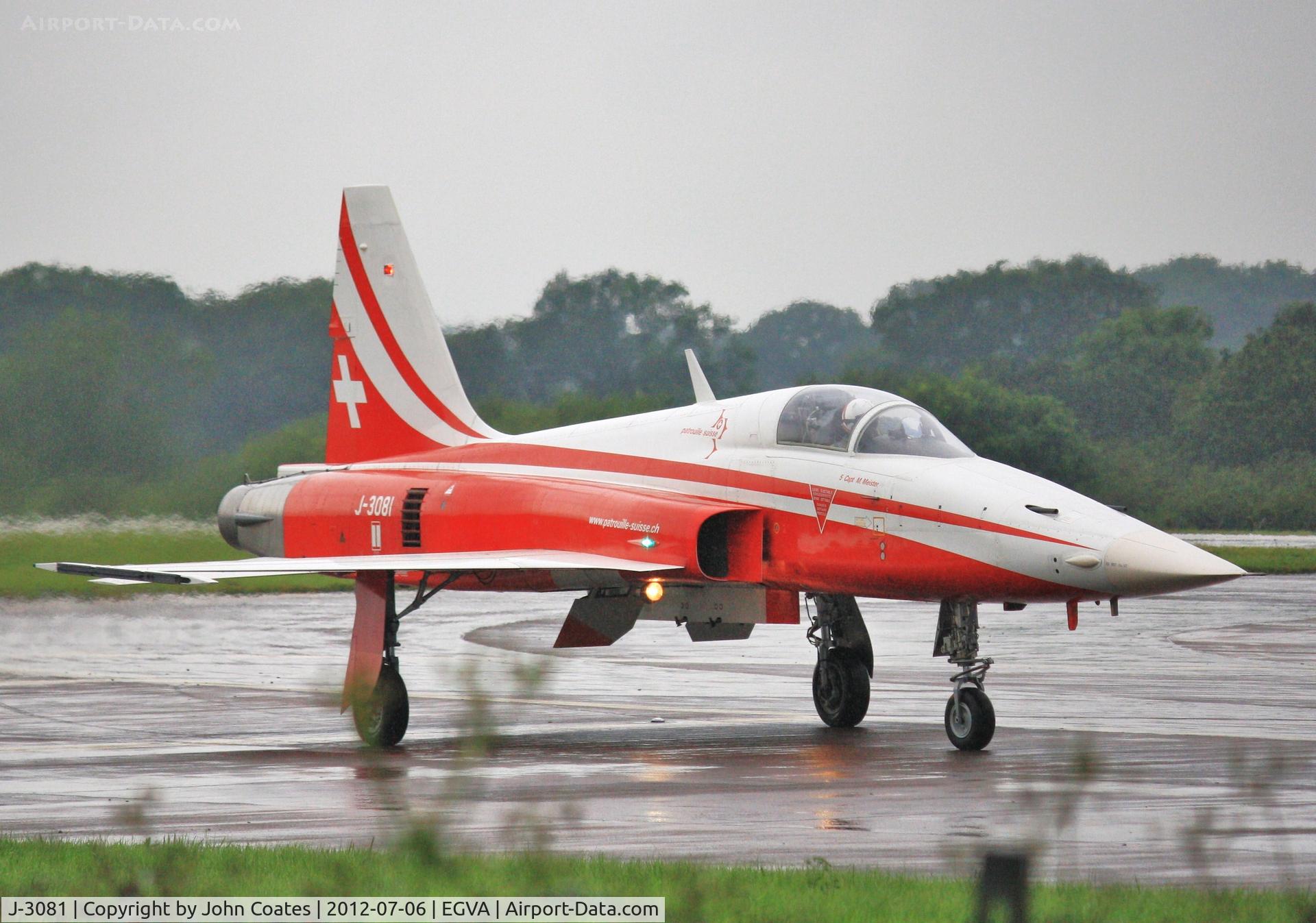 J-3081, Northrop F-5E Tiger II C/N L.1081, Wet arrival