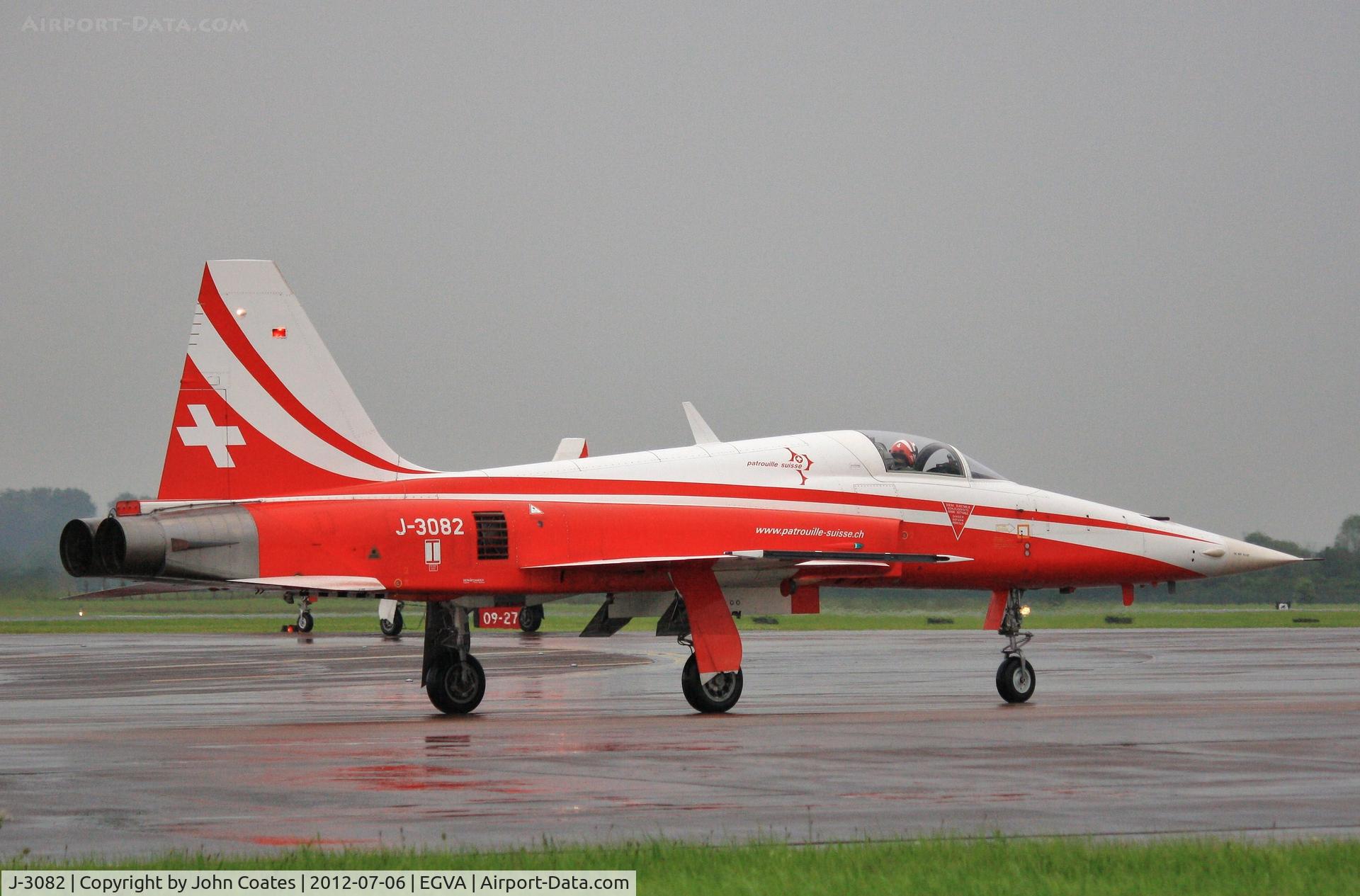 J-3082, Northrop F-5E Tiger II C/N L1082, Wet arrival
