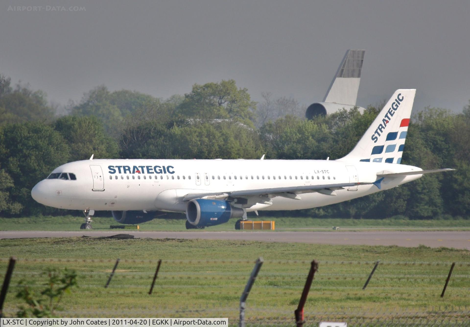 LX-STC, 1993 Airbus A320-212 C/N 420, Taxiing to depart