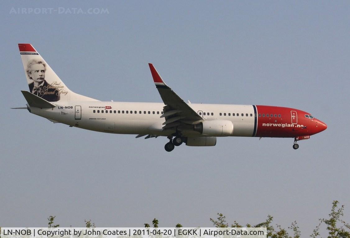 LN-NOB, 2008 Boeing 737-8FZ C/N 34954, Finals 08