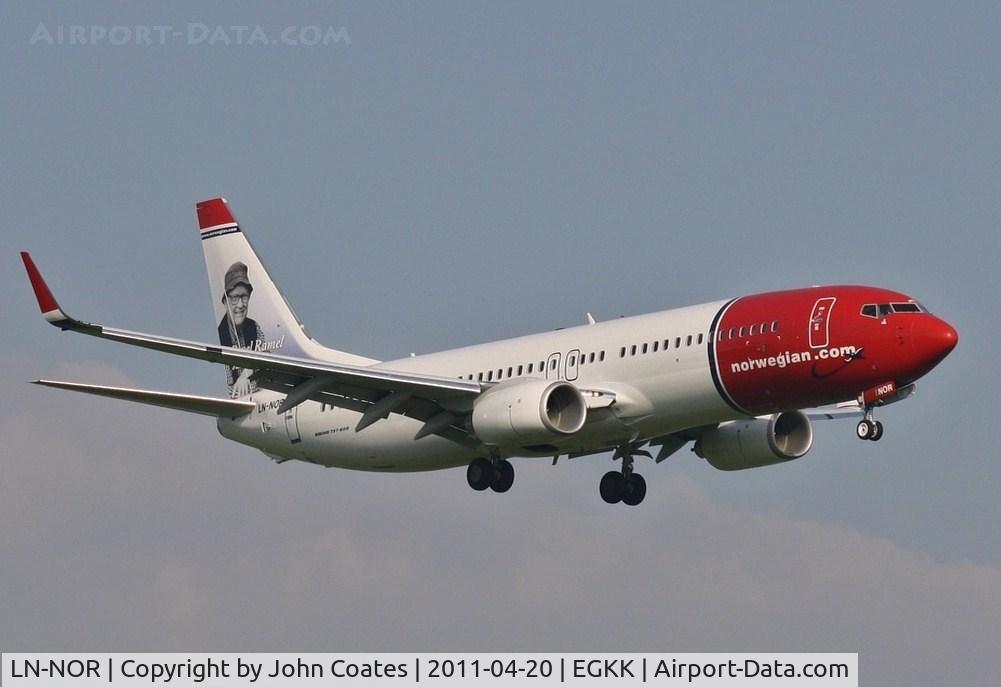 LN-NOR, 2011 Boeing 737-81D C/N 39412, Finals 08