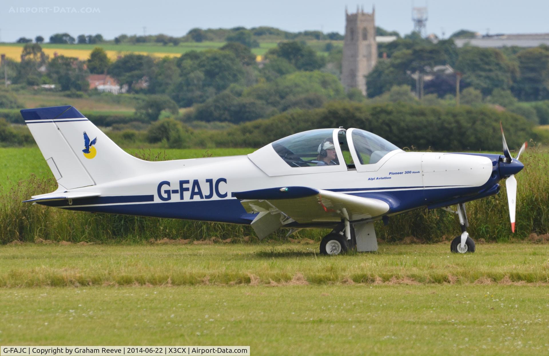 G-FAJC, 2007 Alpi Aviation Pioneer 300 Hawk C/N PFA 330A-14639, Crabfield 2014.