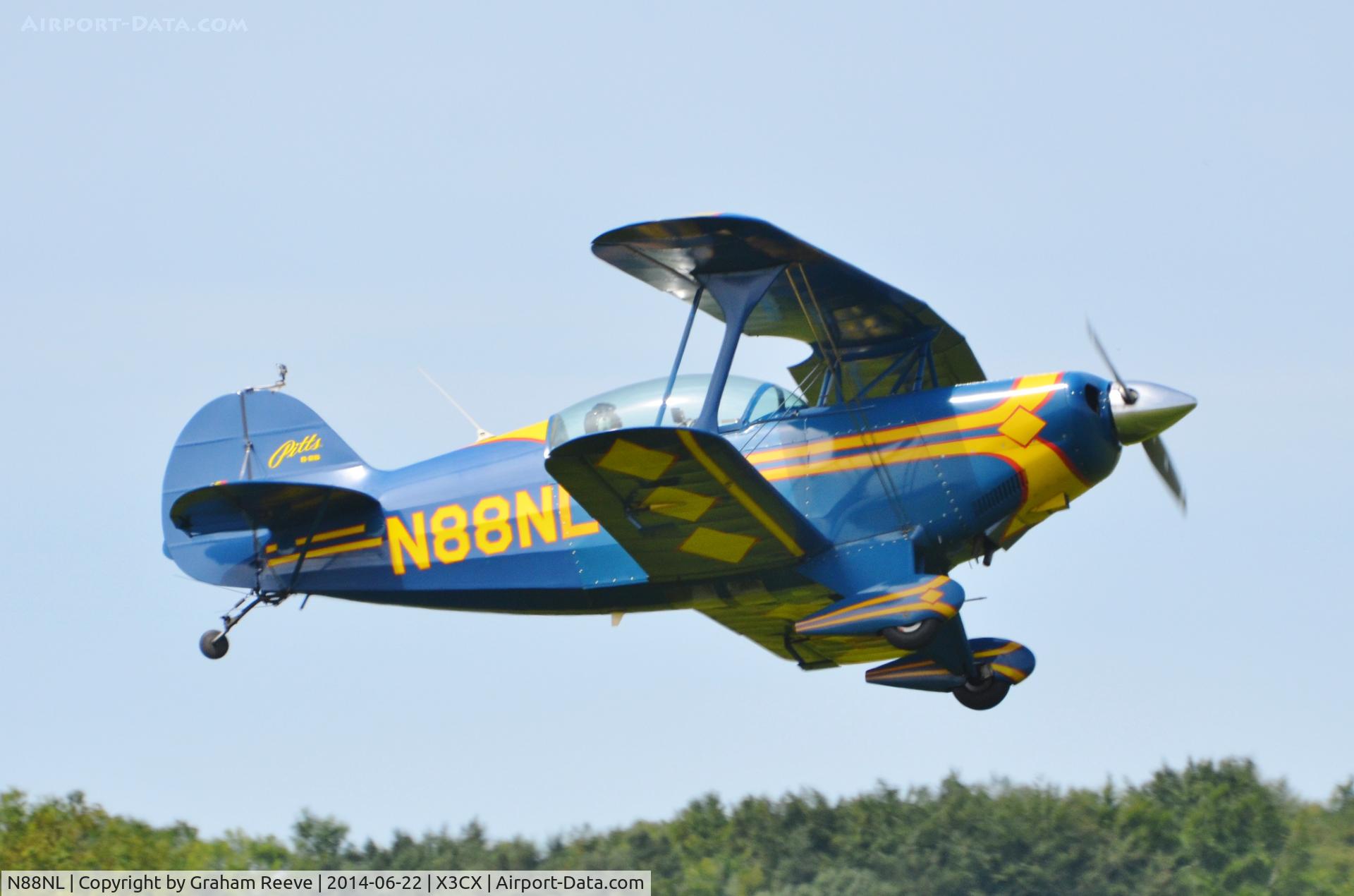 N88NL, 1988 Christen Pitts S-2B Special C/N 5147, Crabfield 2014.