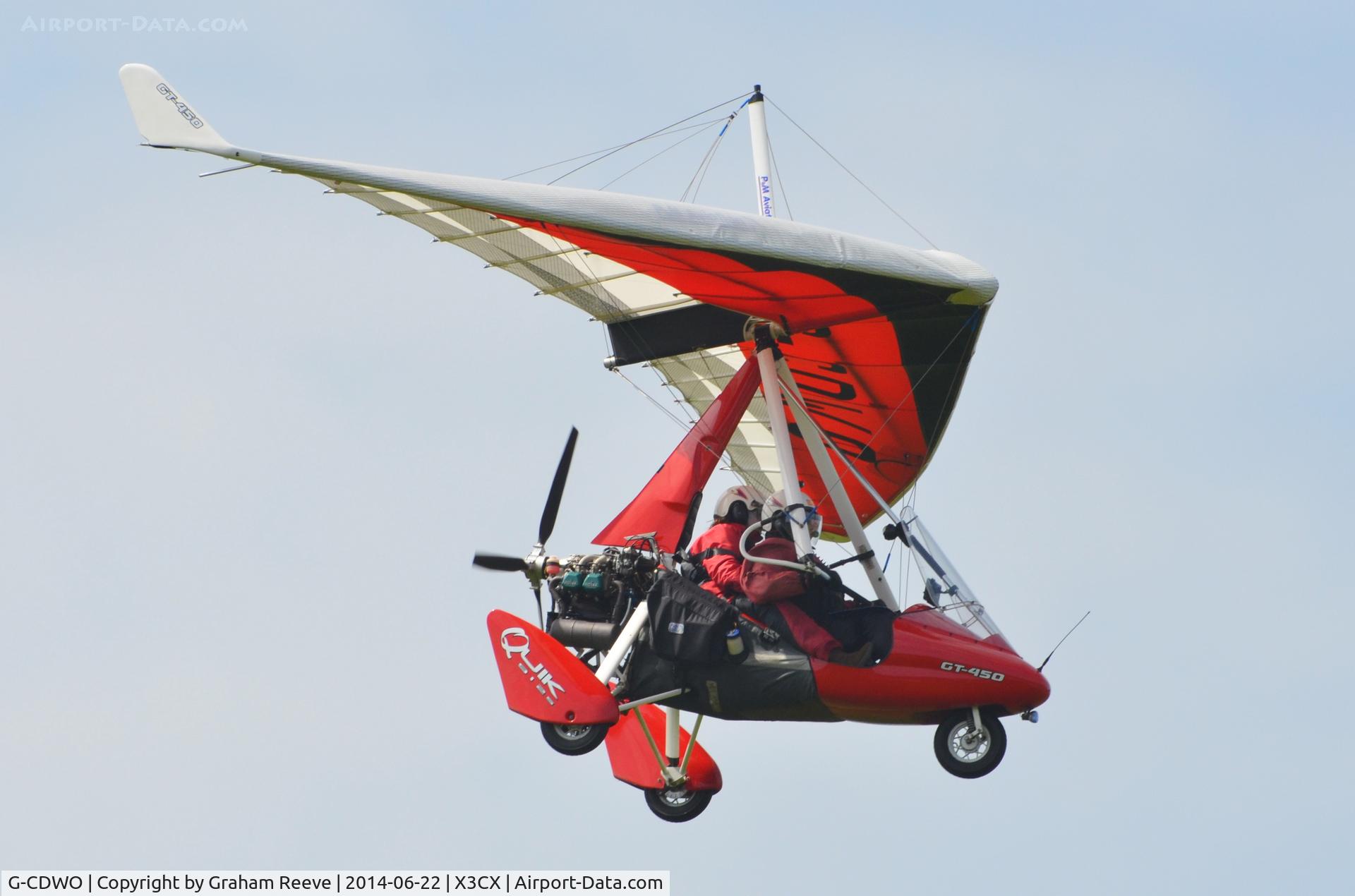 G-CDWO, 2006 P&M Aviation Quik GT450 C/N 8175, Crabfield 2014.