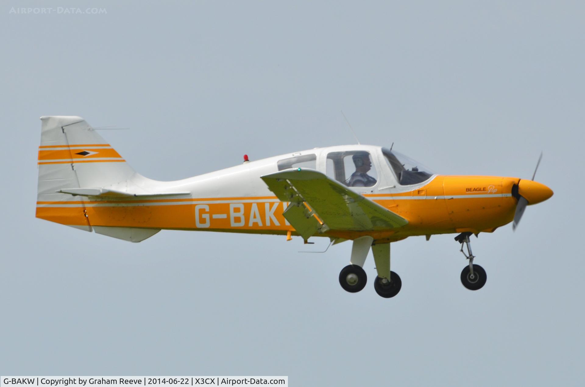 G-BAKW, 1970 Beagle B-121 Pup Series 2 (Pup 150) C/N B121-175, Crabfield 2014.