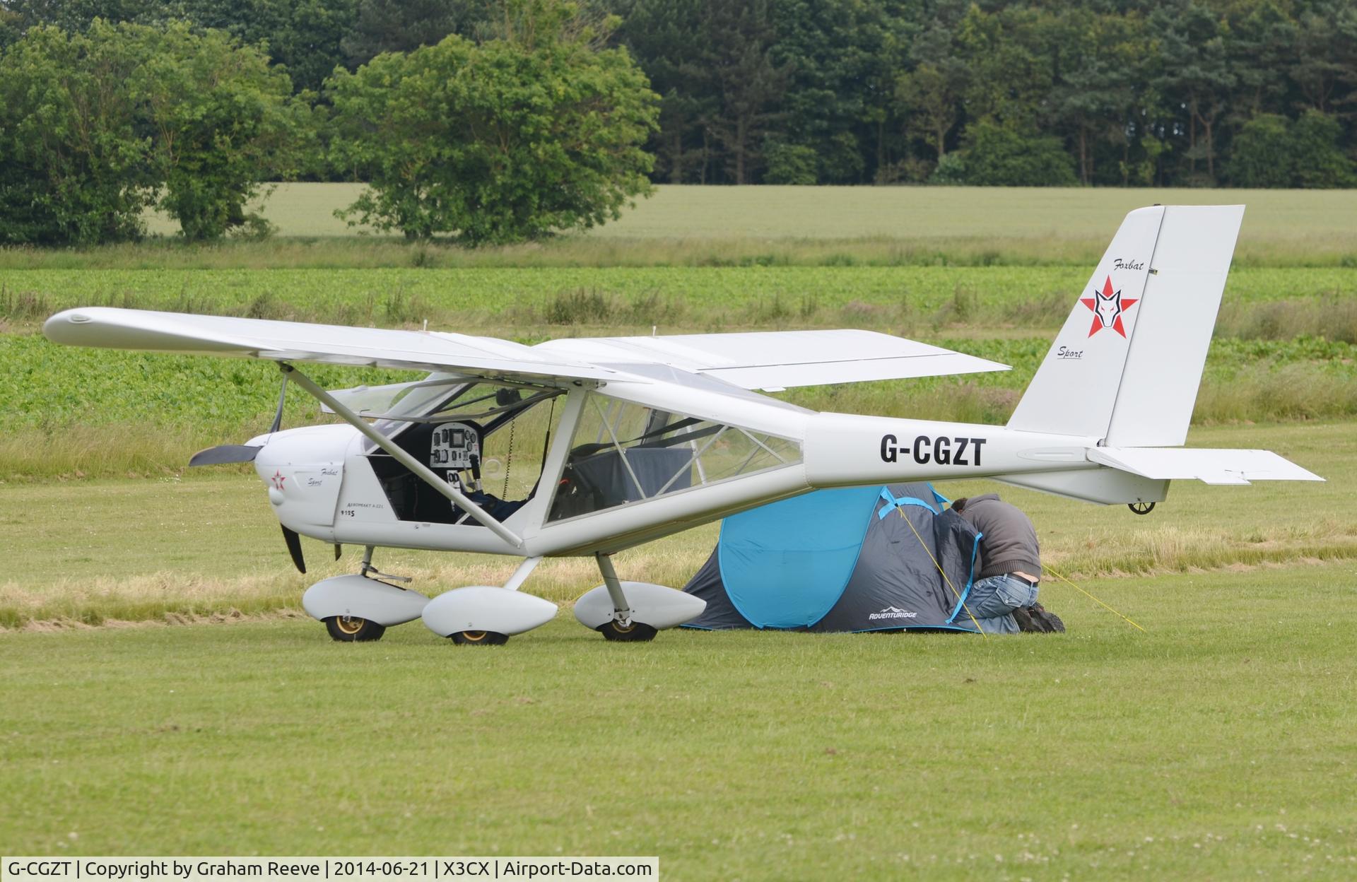 G-CGZT, 2012 Aeroprakt A-22L Foxbat C/N LAA 317A-15084, Crabfield 2014.