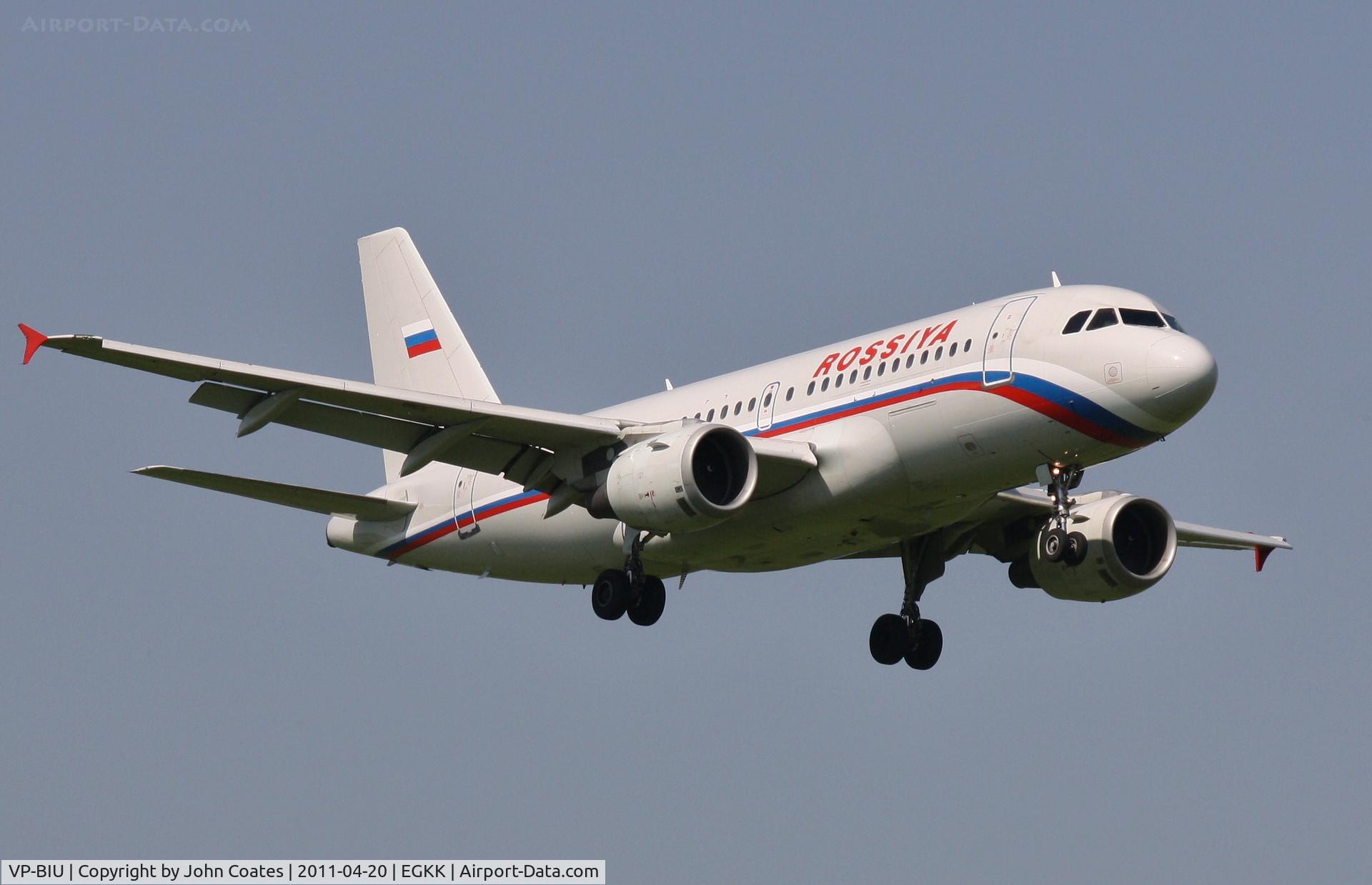 VP-BIU, 1997 Airbus A319-114 C/N 649, Finals 08