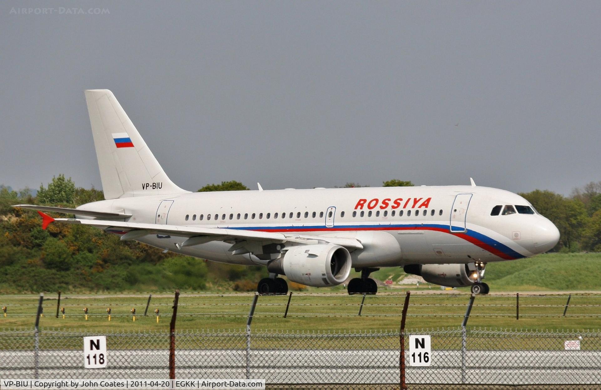 VP-BIU, 1997 Airbus A319-114 C/N 649, Departing
