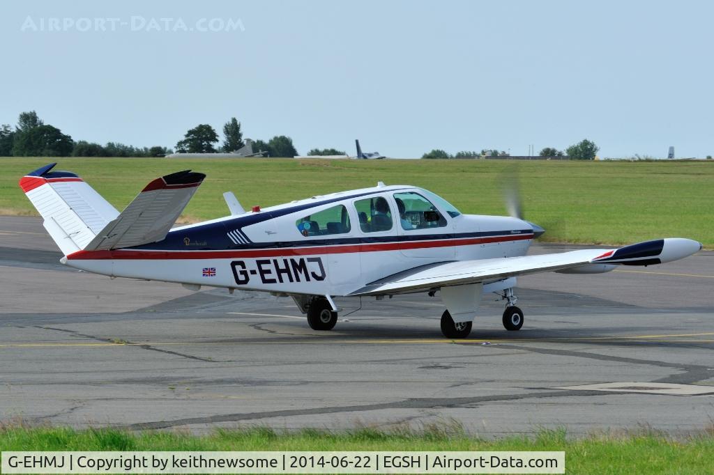 G-EHMJ, 1965 Beech S35 Bonanza Bonanza C/N D-7879, Evening Leaving.