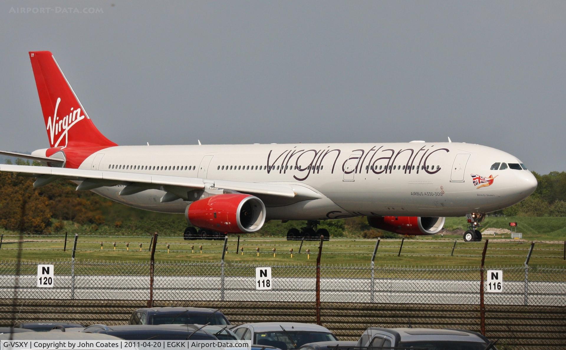 G-VSXY, 2010 Airbus A330-343X C/N 1195, Departing