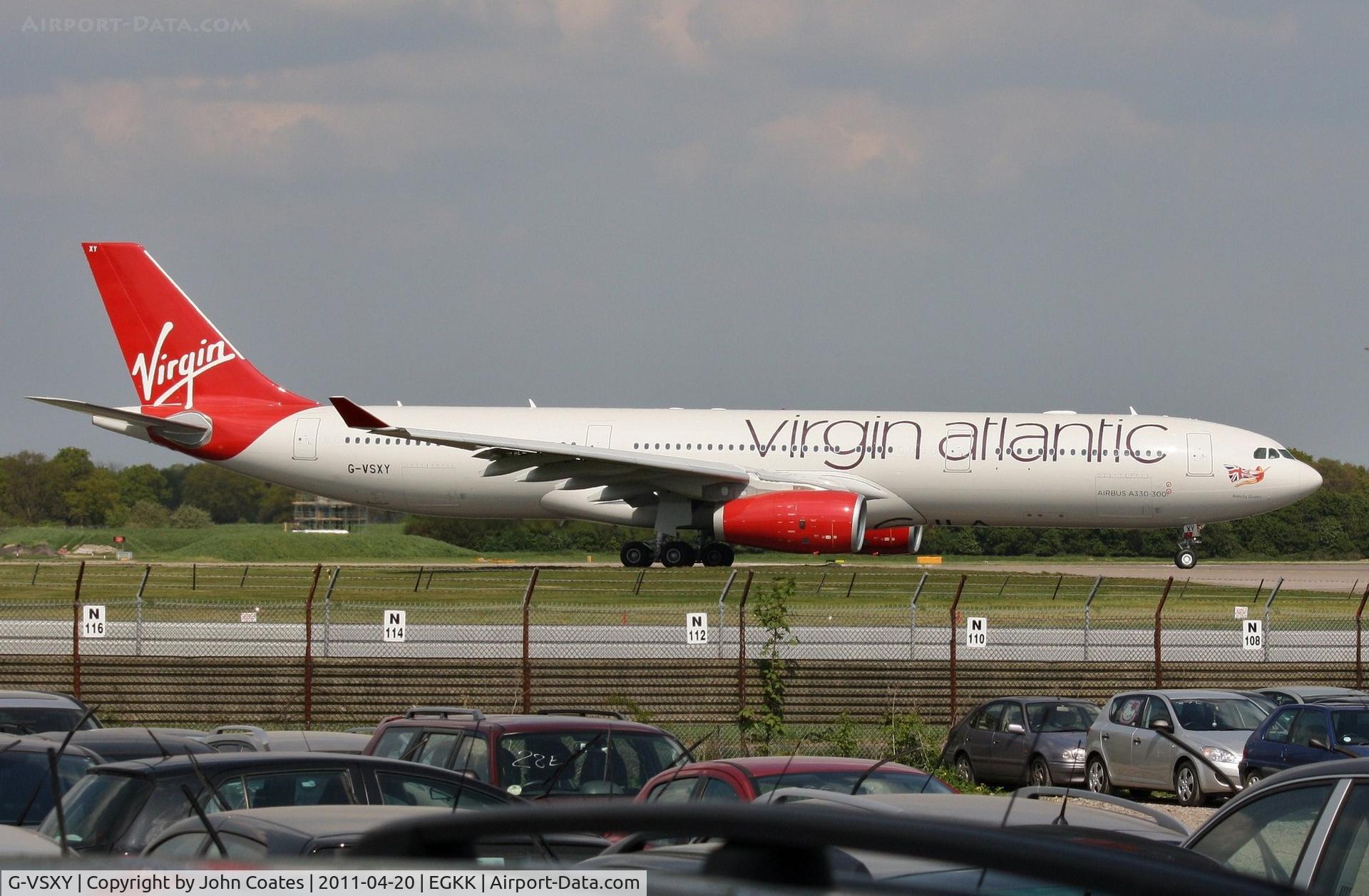 G-VSXY, 2010 Airbus A330-343X C/N 1195, Departing